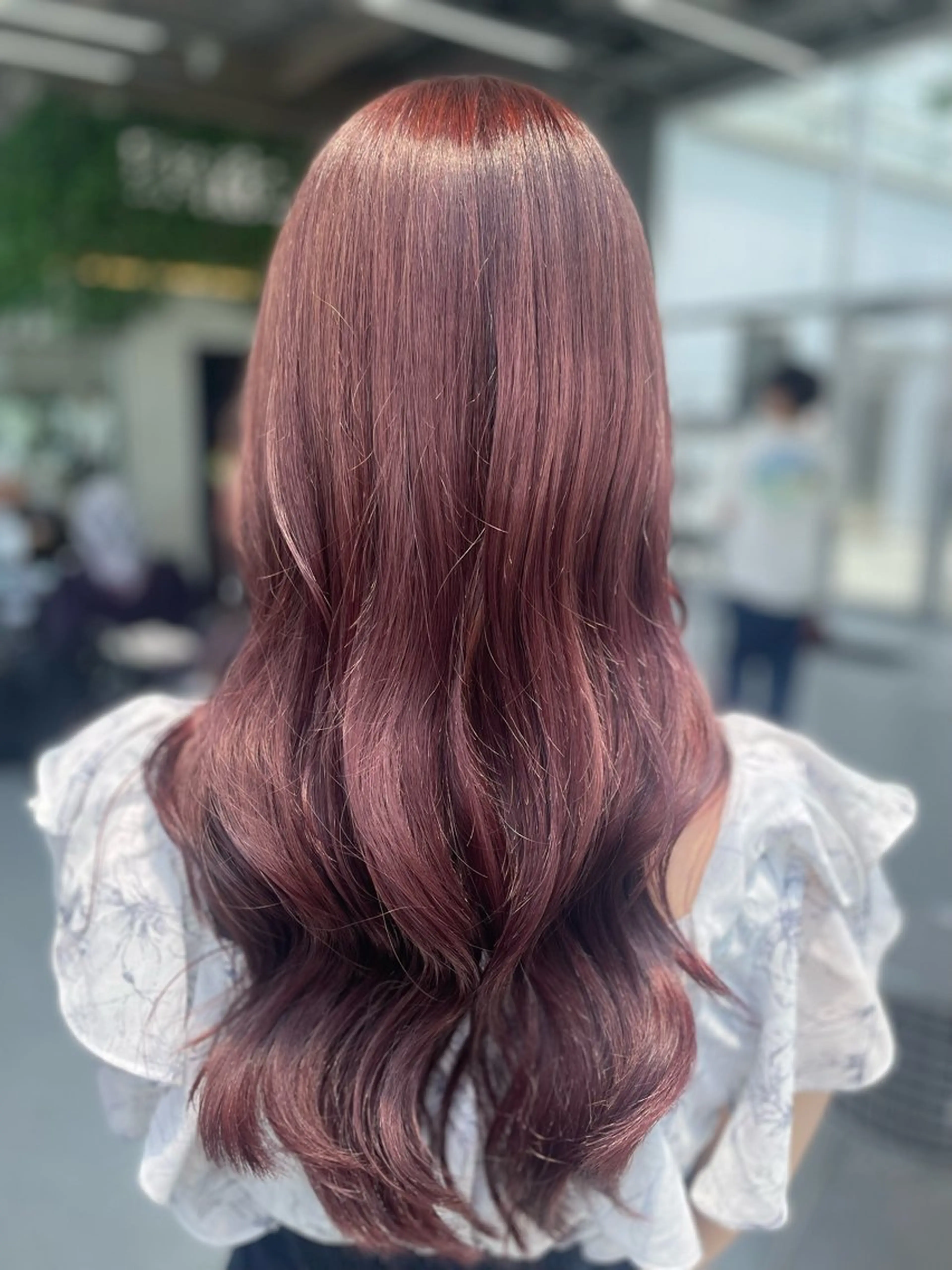 ロング カラー ヘアカラー MONA あまねのヘアスタイル