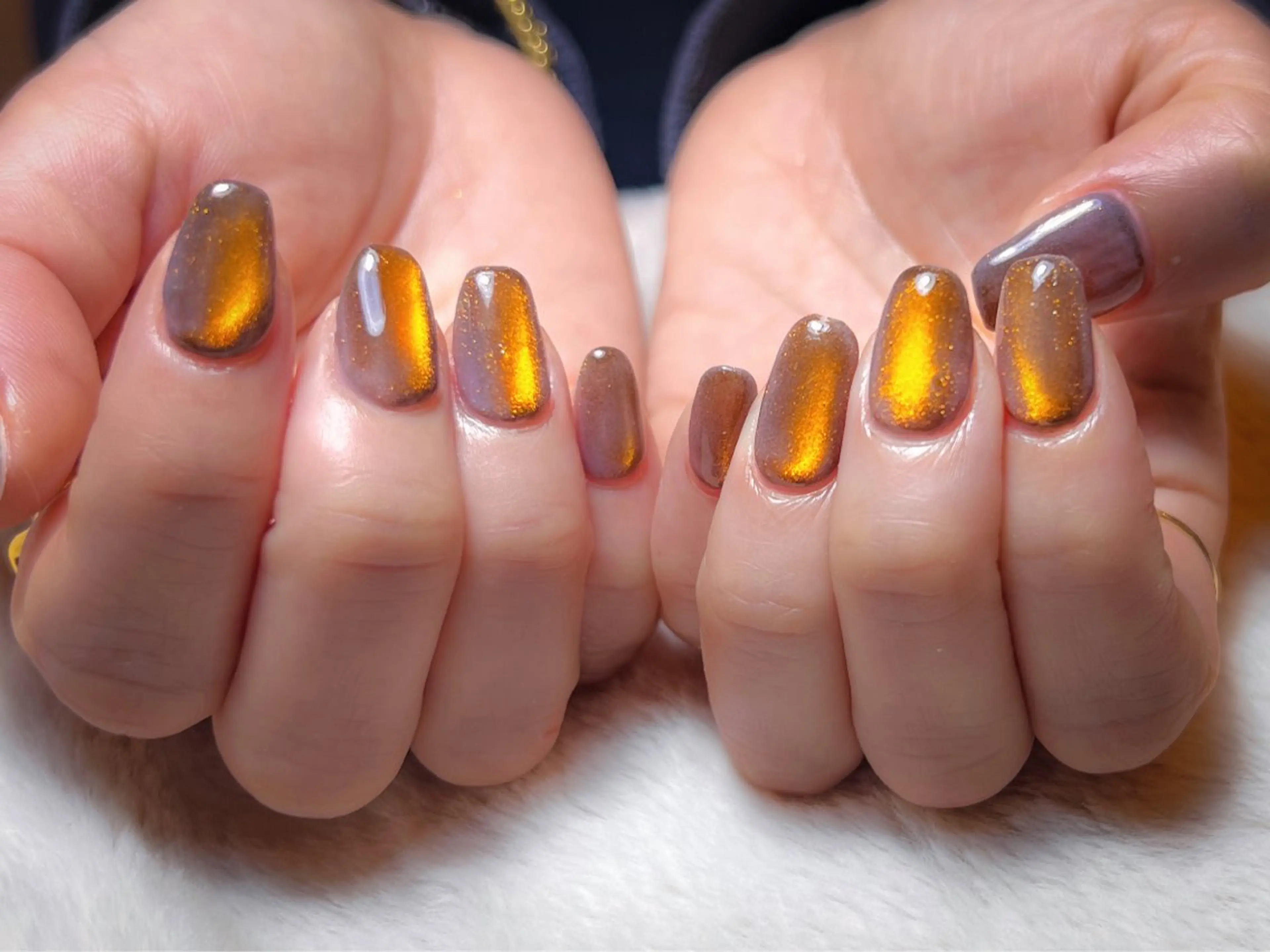 ネイル マグネットネイル LEFTNAILS フィルインニュアンスのネイルデザイン