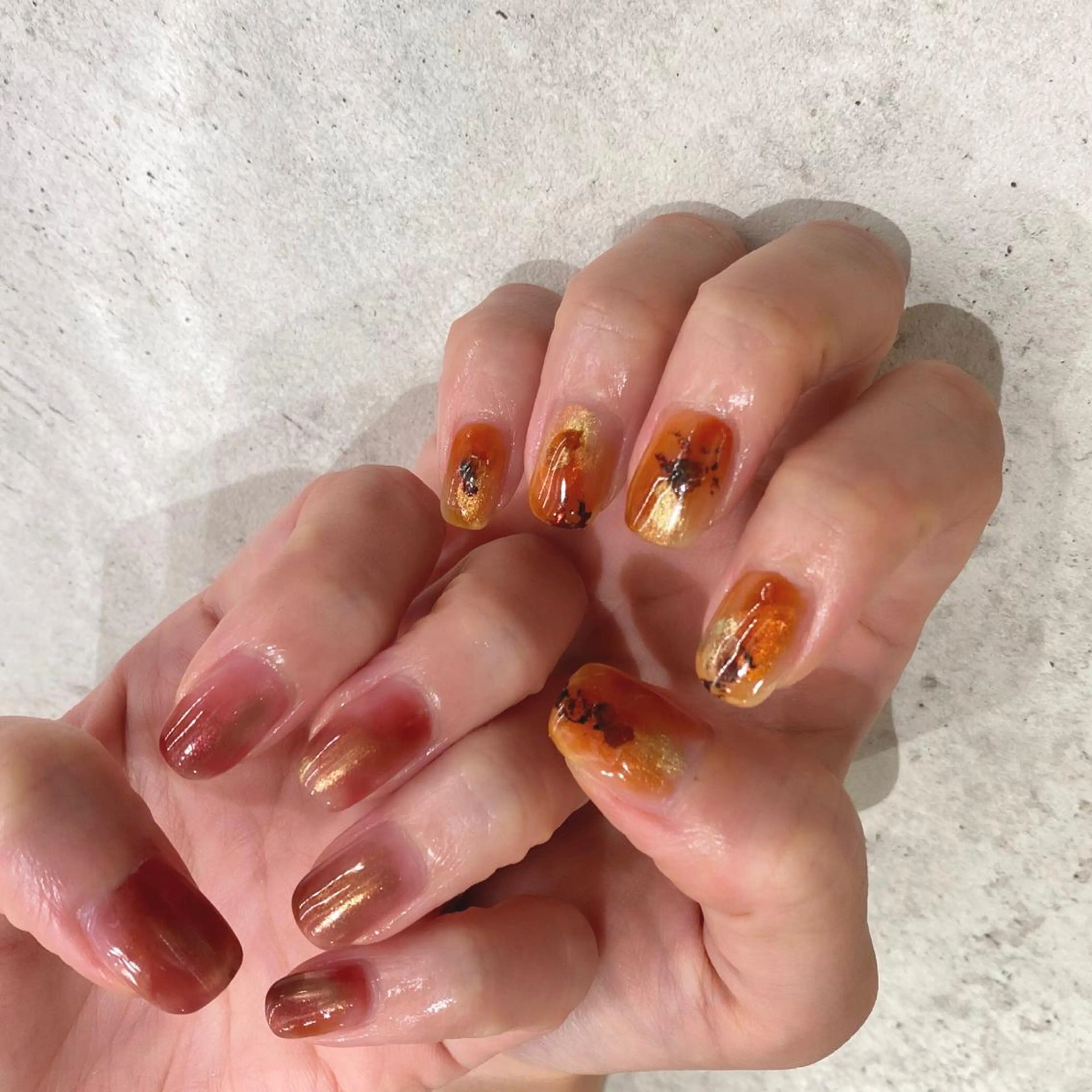 ネイル ハンドネイル Yuriko Omi パラジェル/渋谷のネイルデザイン