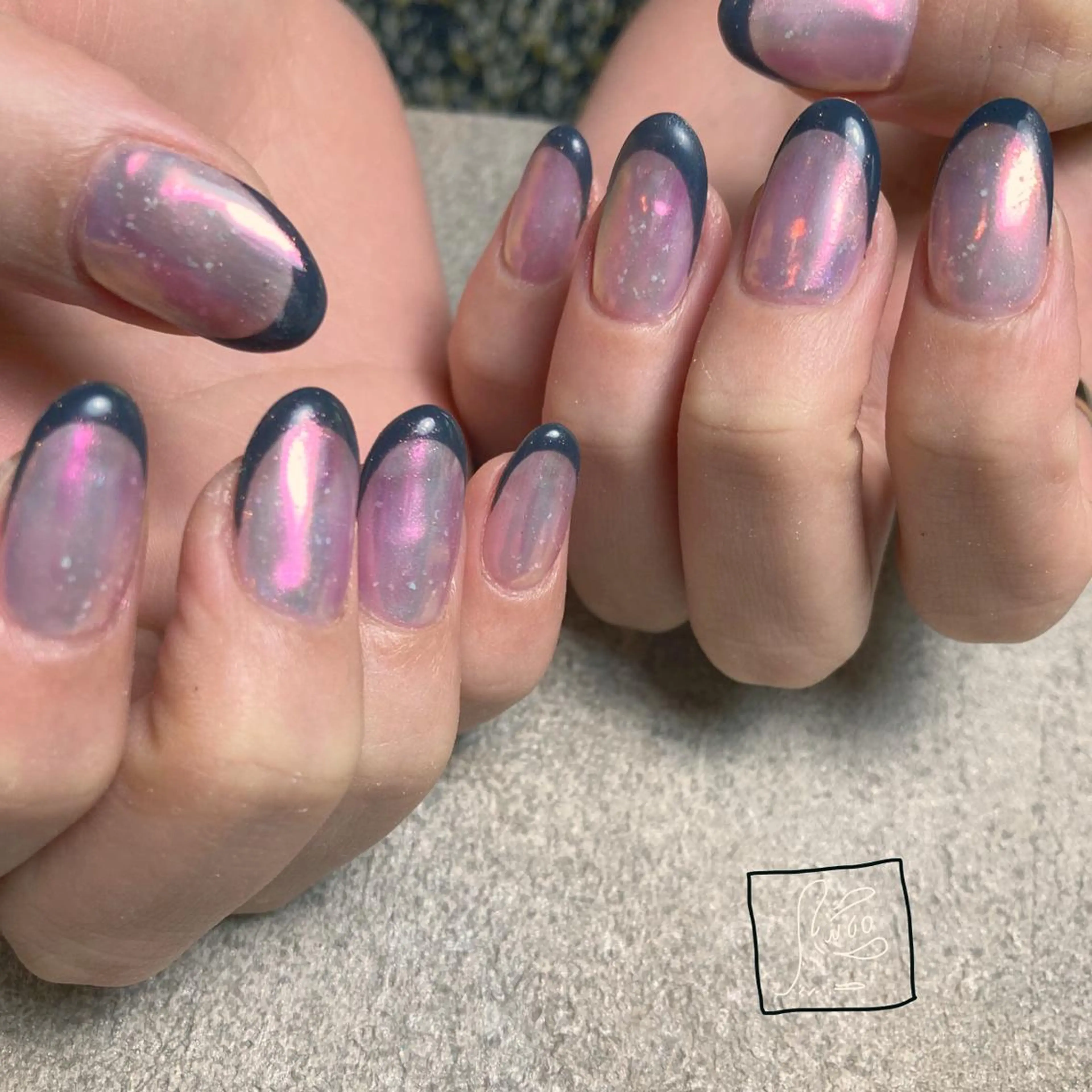 ネイル アートネイル クリアネイル フレンチネイル ワンカラーネイル ハンドネイル hamaguchi licoのネイルデザイン
