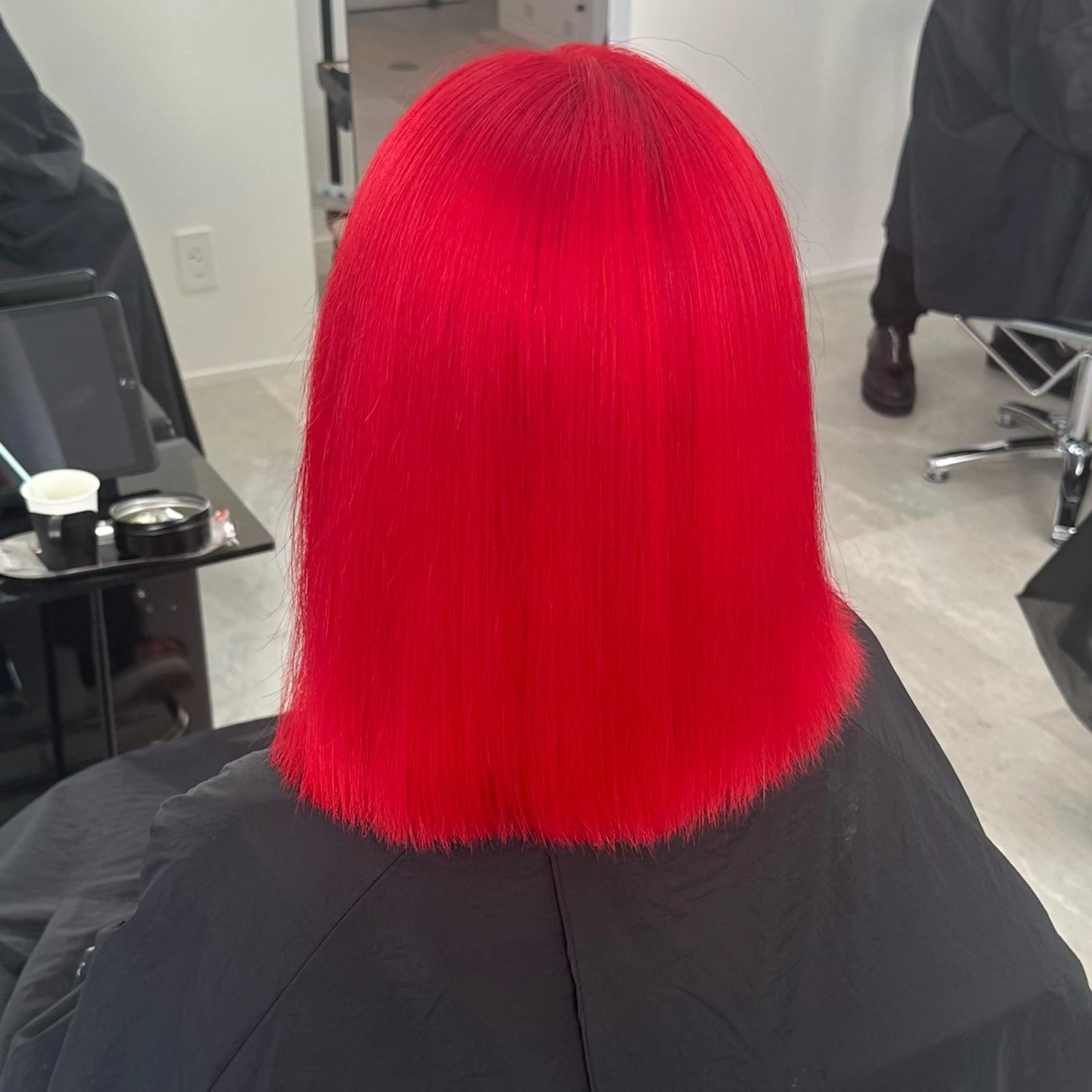 ミディアム カラー ブリーチ ヘアカラー トリートメント REAL 心斎橋所属・ハイトーン/ベージュ /デザイン🦋ナツミのヘアスタイル