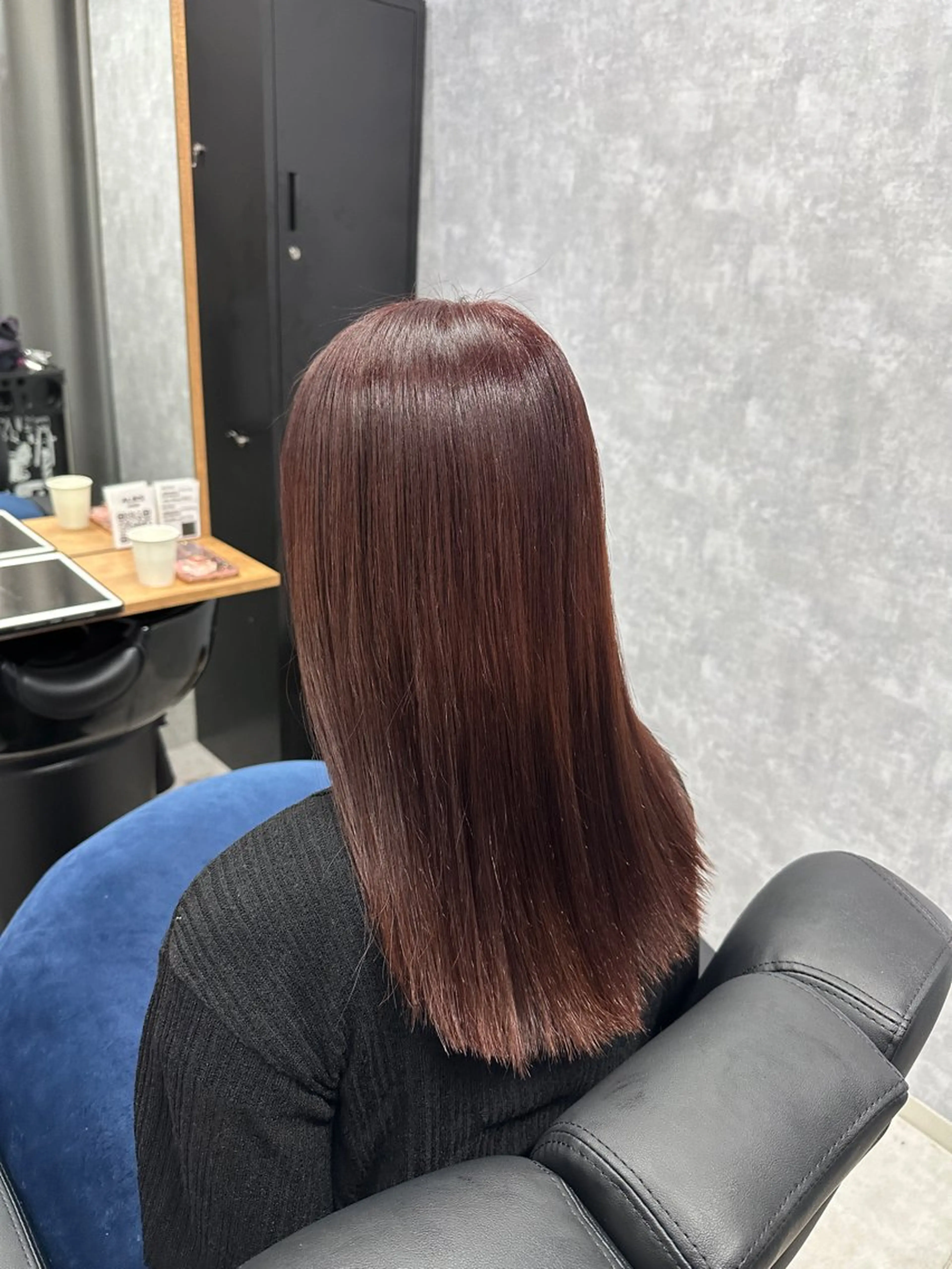 ミディアム カラー カット ヘアカラー トリートメント peqss/ keita🏄‍♂️のヘアスタイル