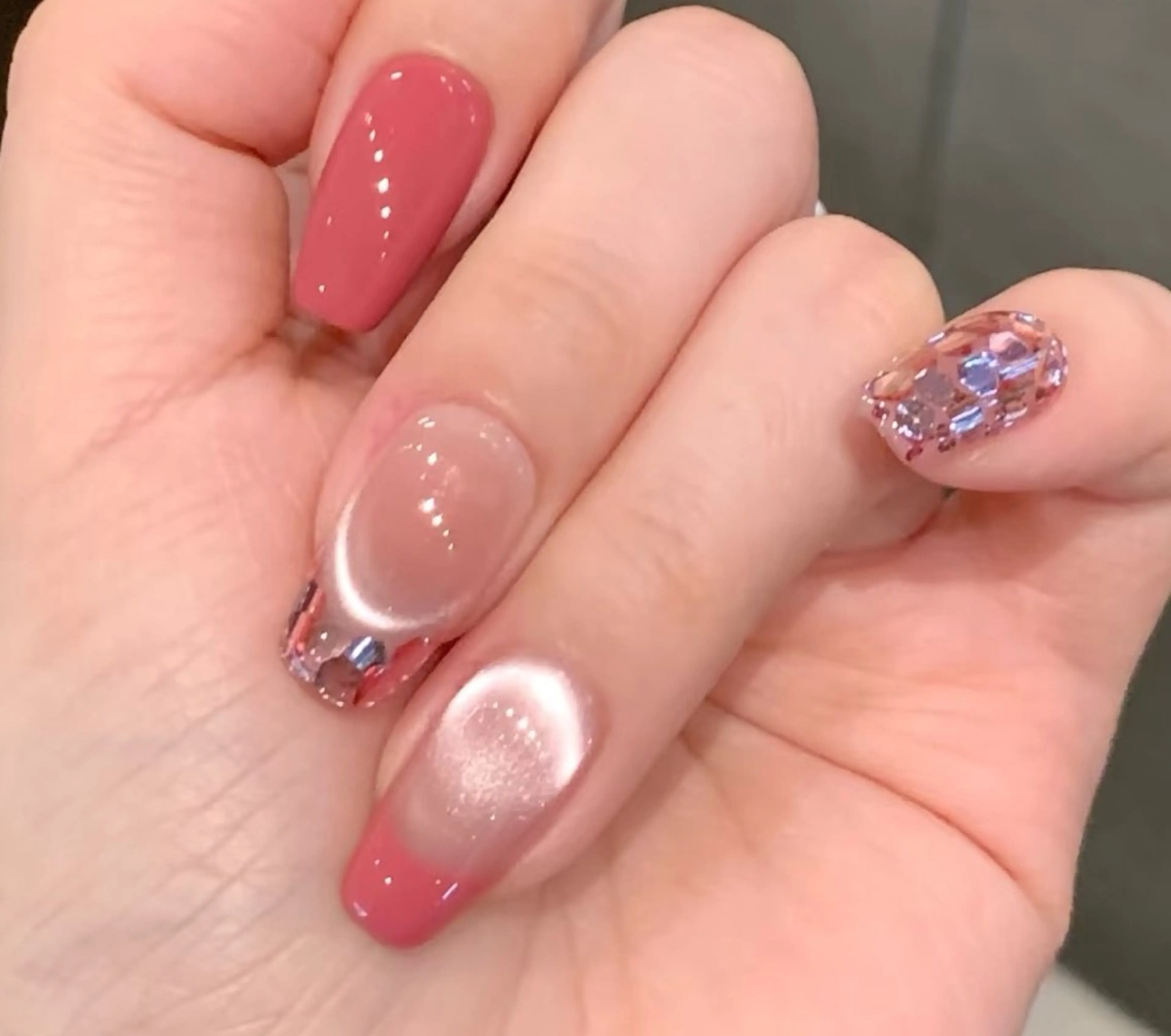 ネイル Miu Miu 🎀 長さだし專門のネイルデザイン