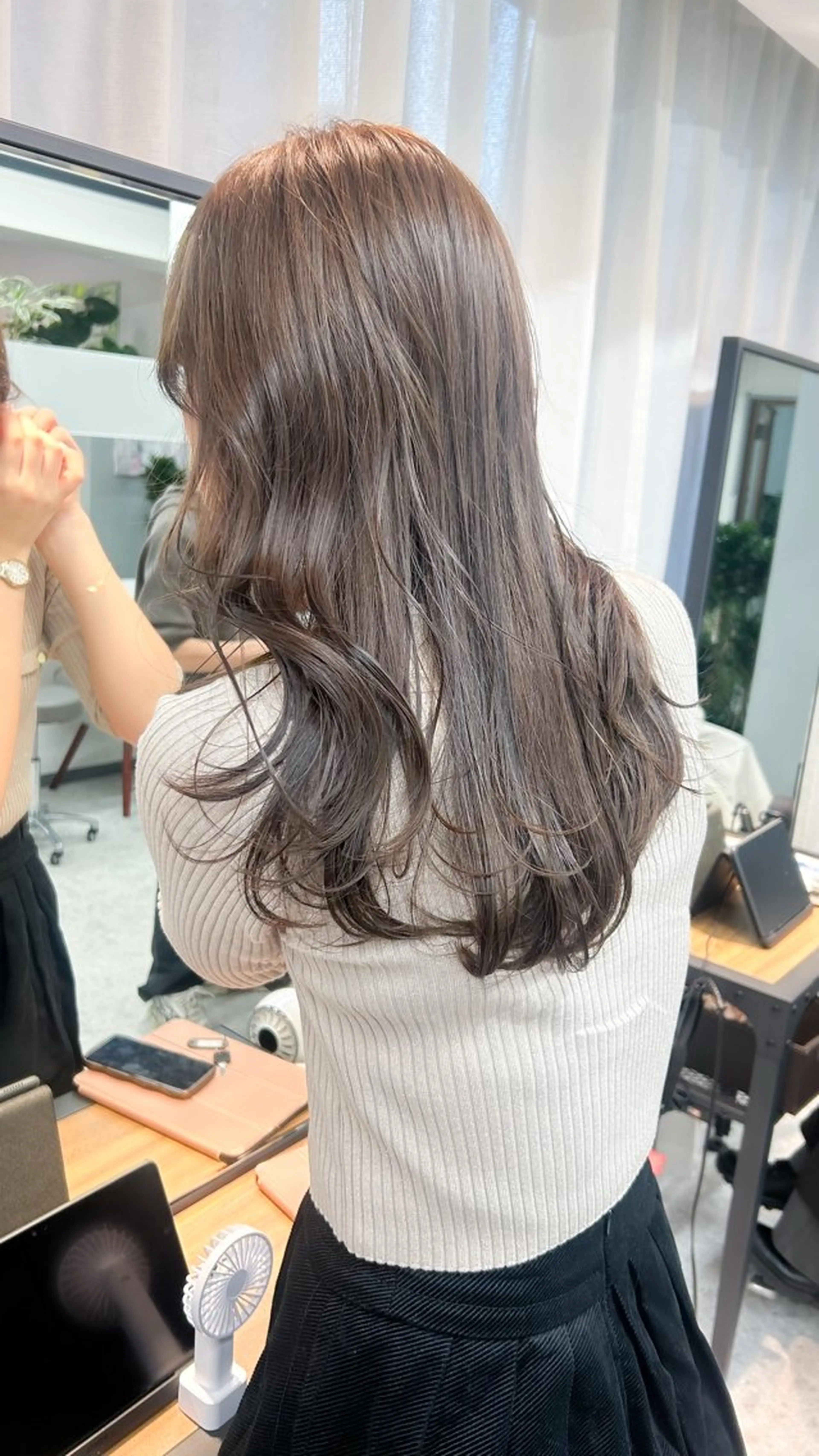 ロング 中川 ほのかのヘアスタイル