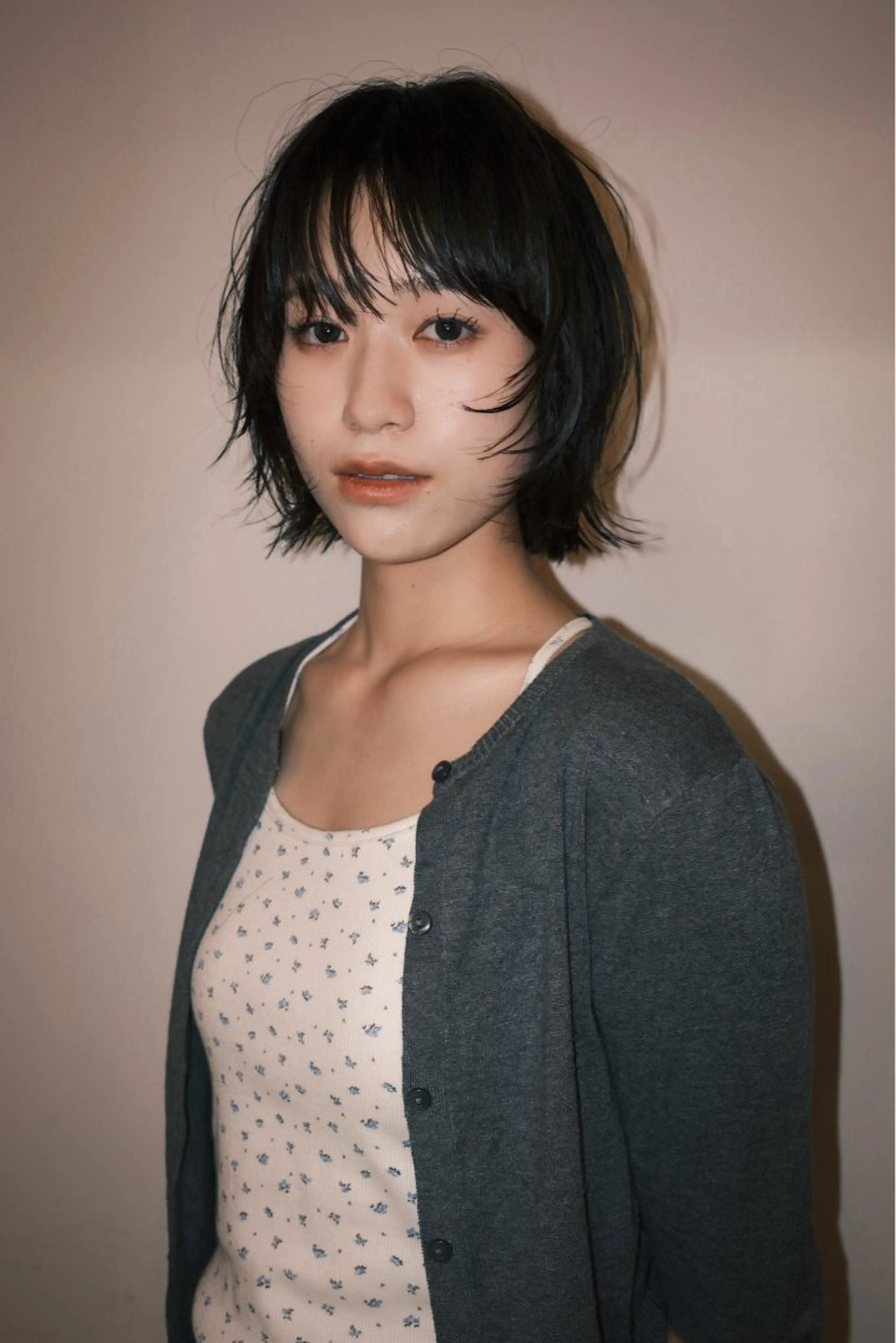 ショート カラー カット ヘアカラー KEI gattacaのヘアスタイル