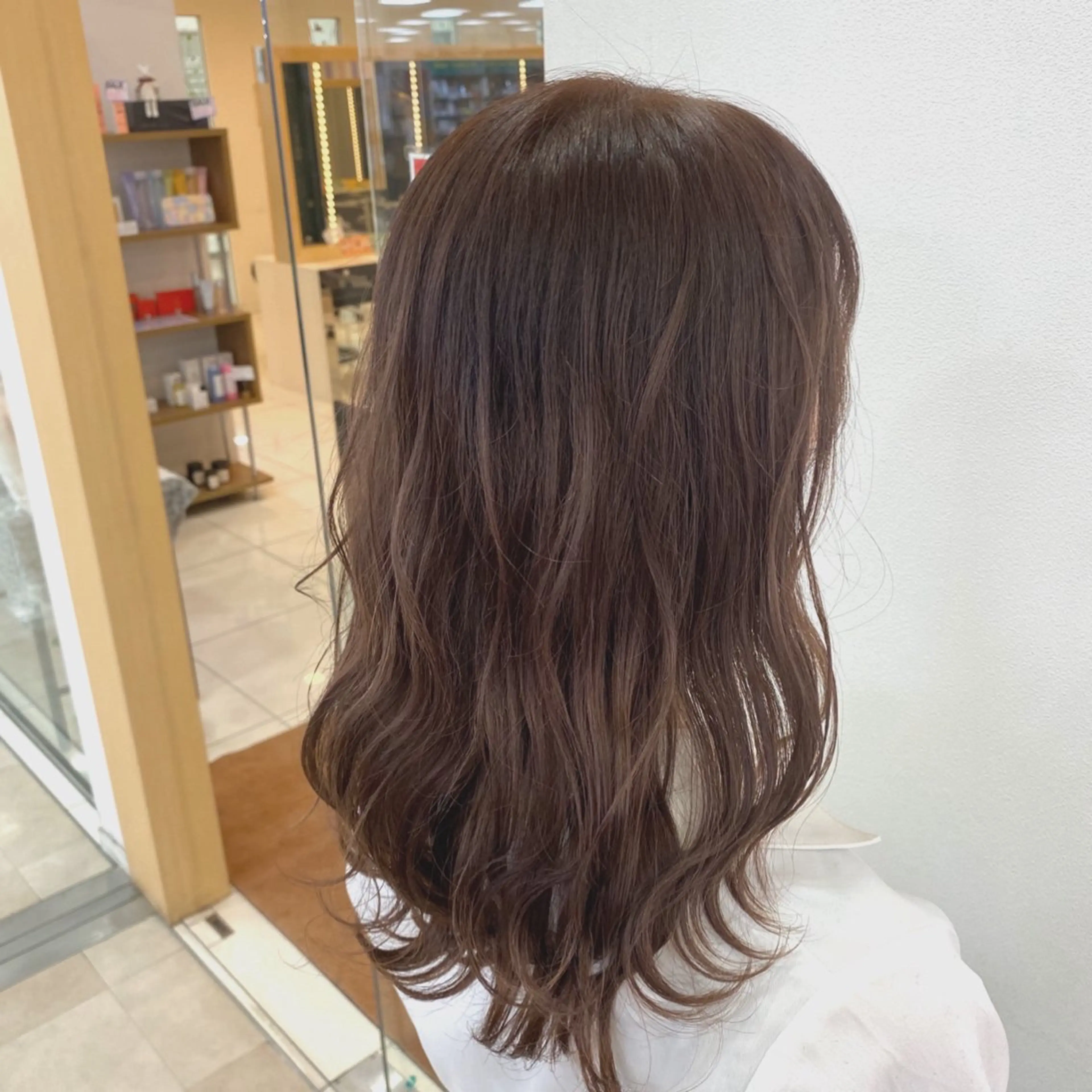 ミディアム ヘアカラー トリートメント 艶カラー/縮毛矯正 /韓国ヘア/はるたのヘアスタイル