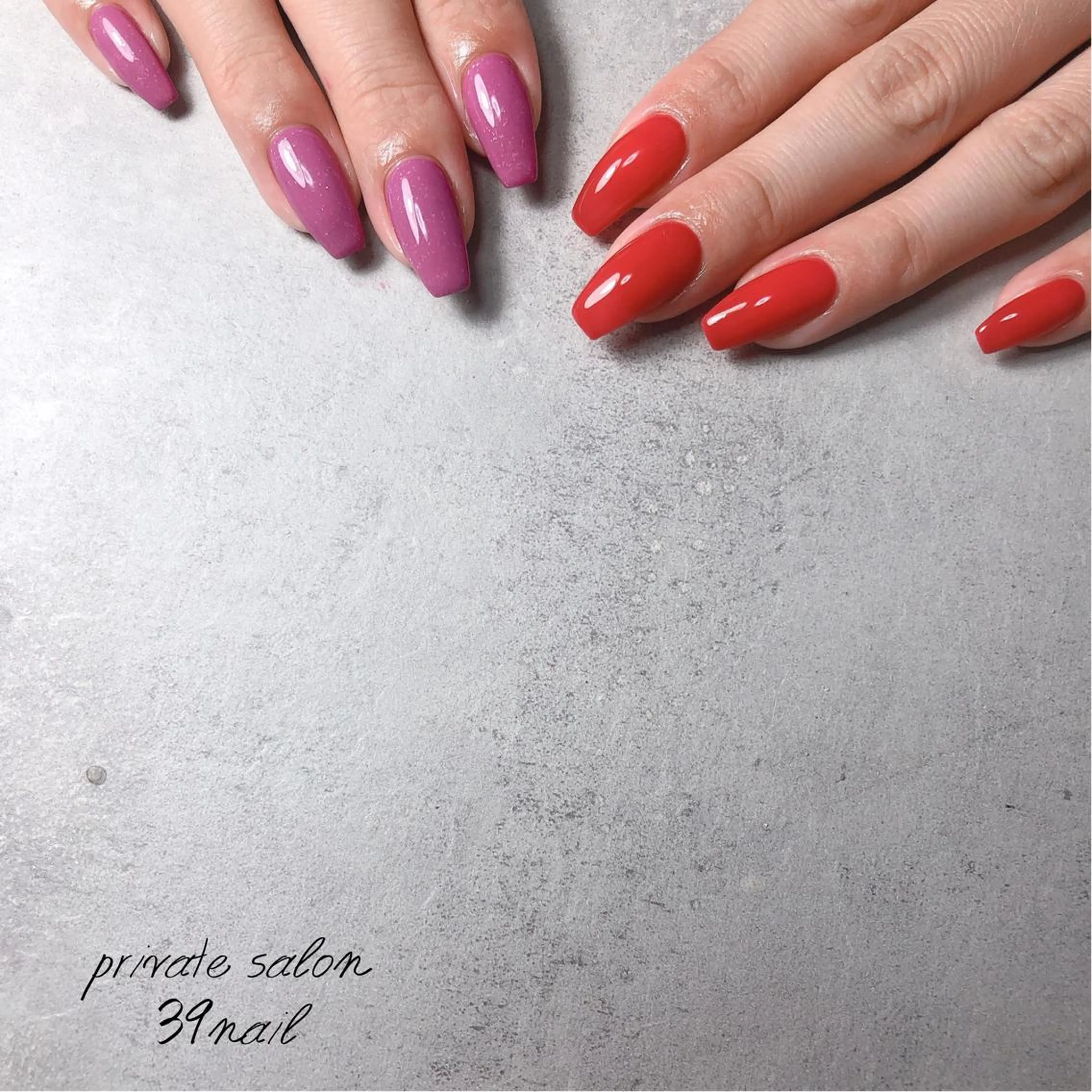 ミディアム ネイル ハンドネイル 京橋 【39nail】のネイルデザイン