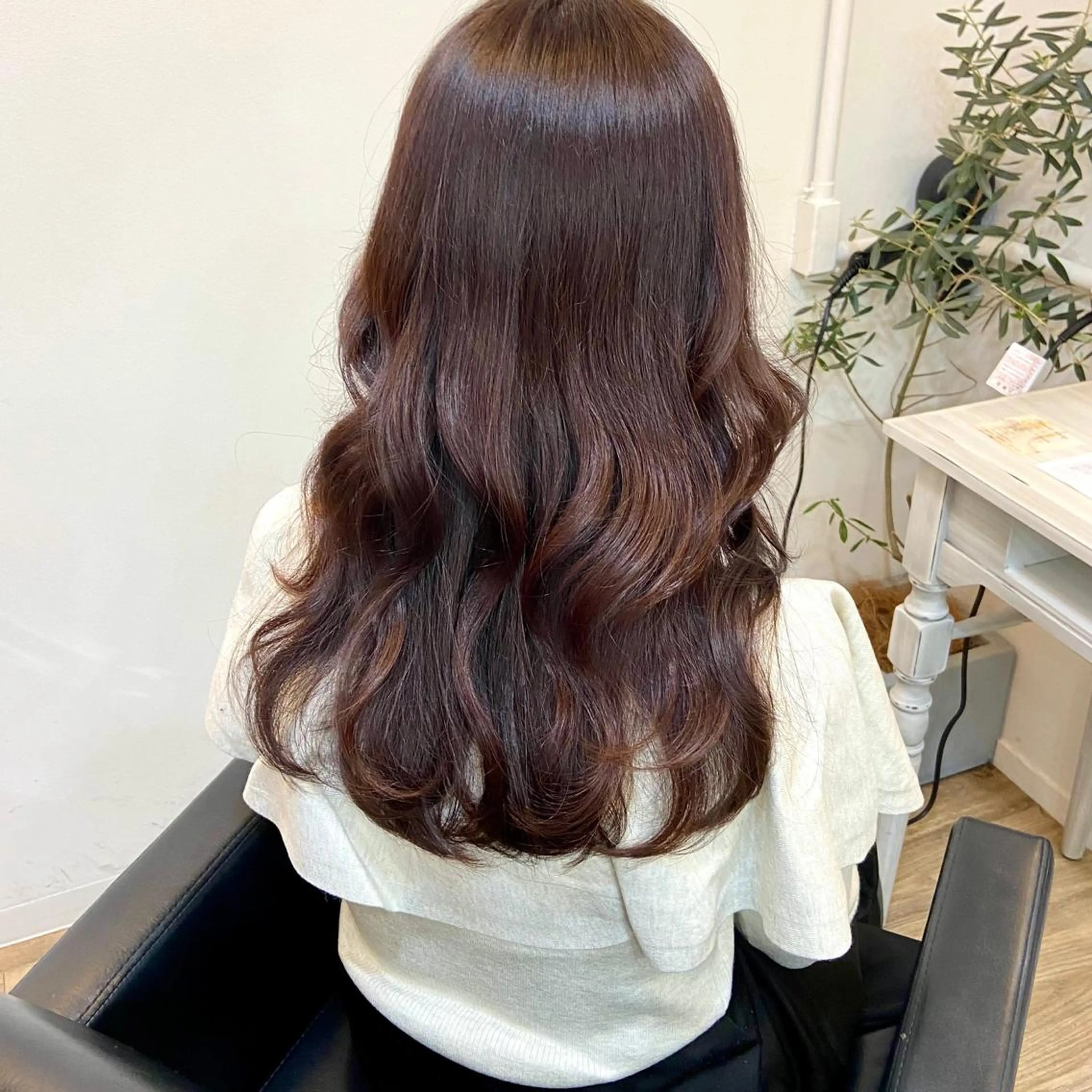 セミロング カラー mai 🥀 パーマモデル募集🌀のヘアスタイル