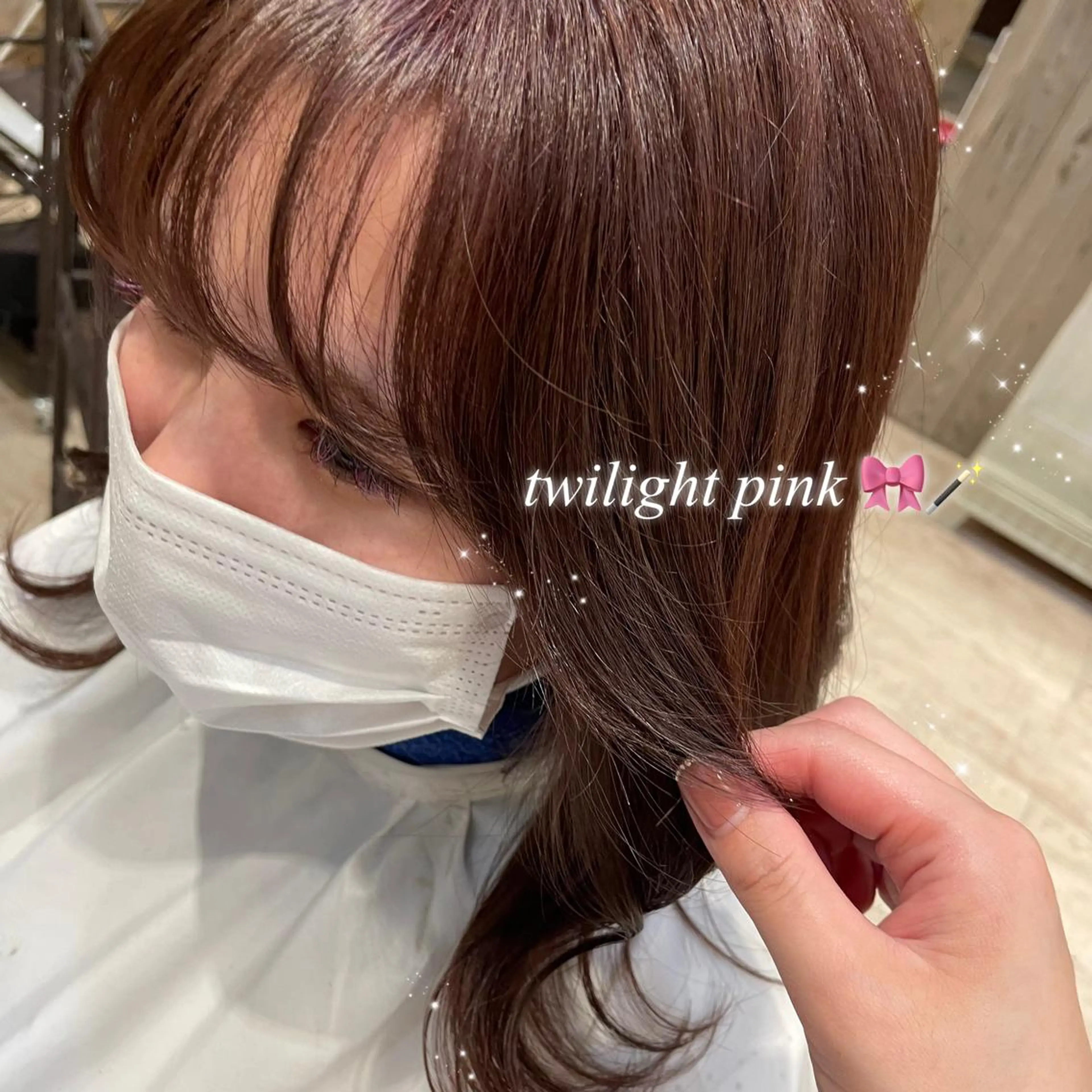 ミディアム 𝙢𝙞𝙮𝙪🎀 girly hairのヘアスタイル