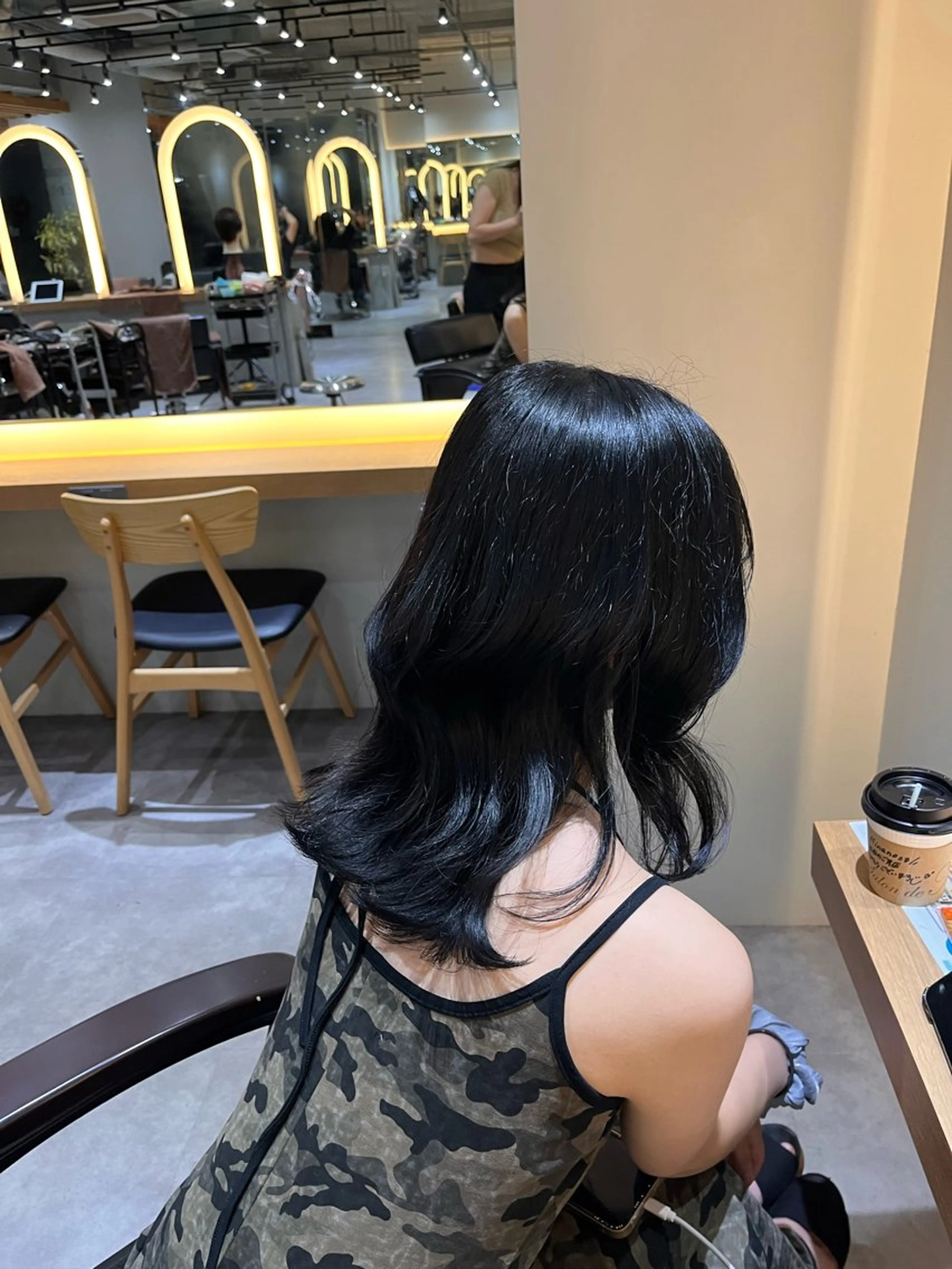 カラー ユイ🎀透明感カラー 耳つぼジュエリーのヘアスタイル