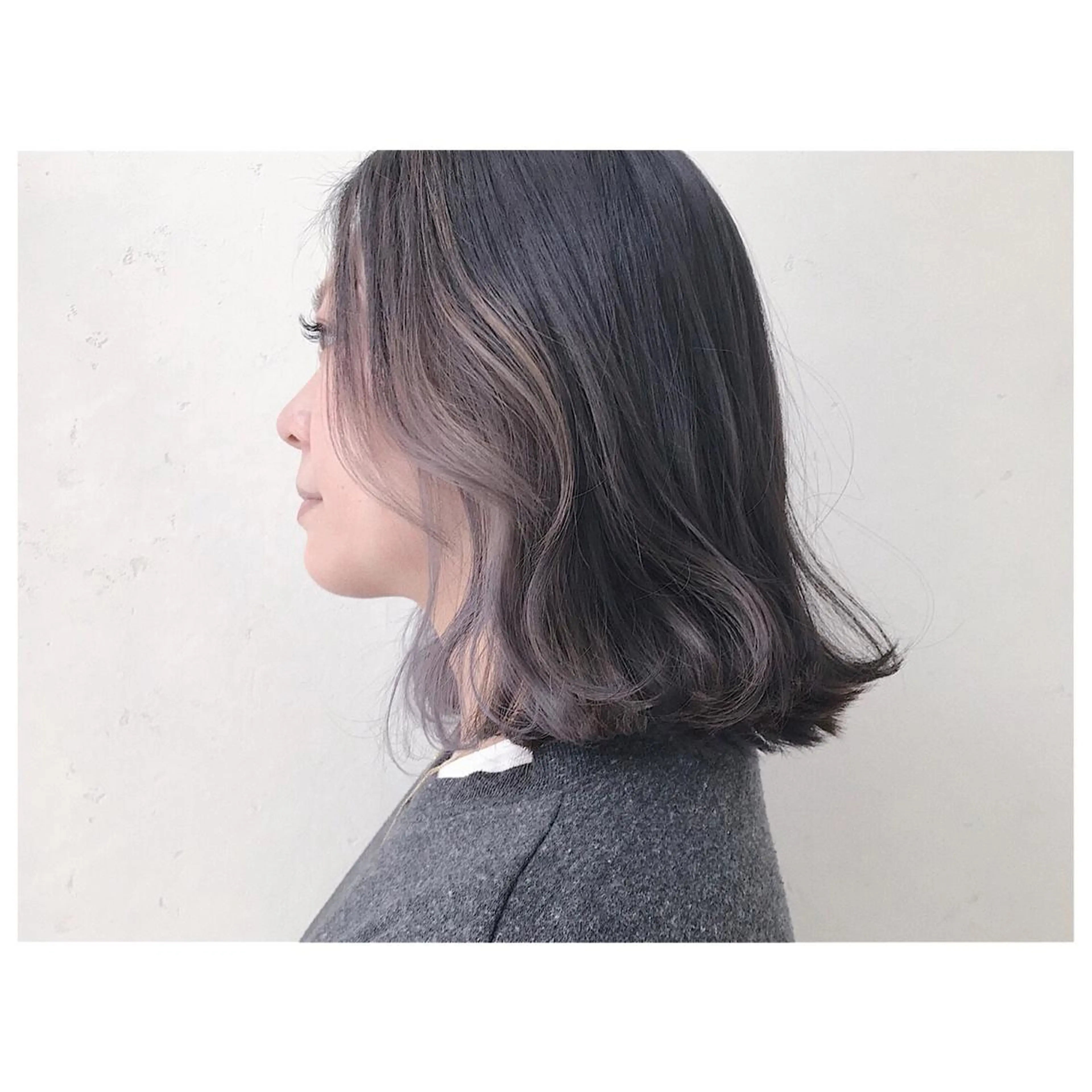 ミディアム カラー ヘアアレンジ Inity 心斎橋店のヘアスタイル