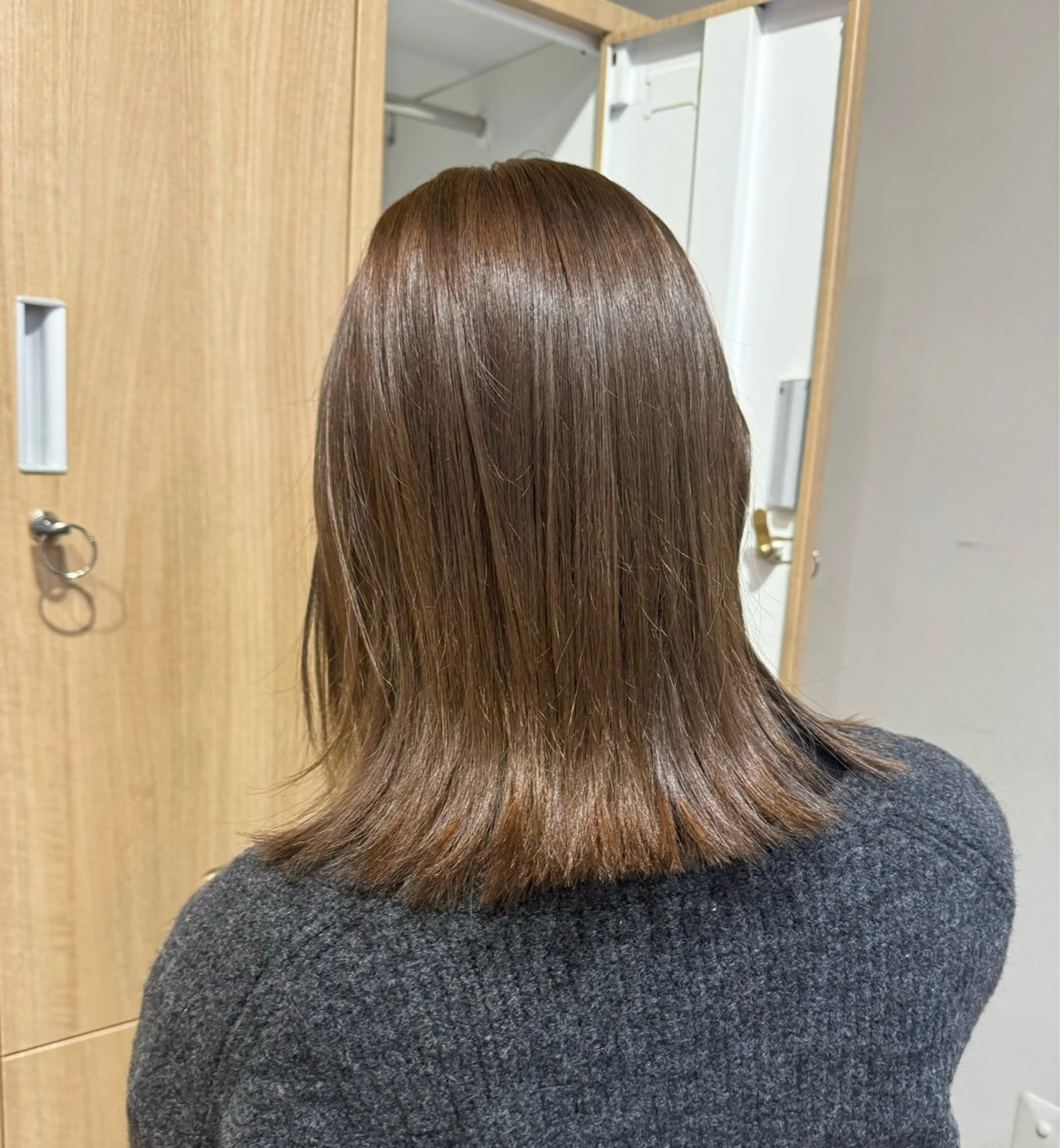 ミディアム 髪質改善 トリートメント 透明感×レイヤーカッ ト🌼kiraraのヘアスタイル