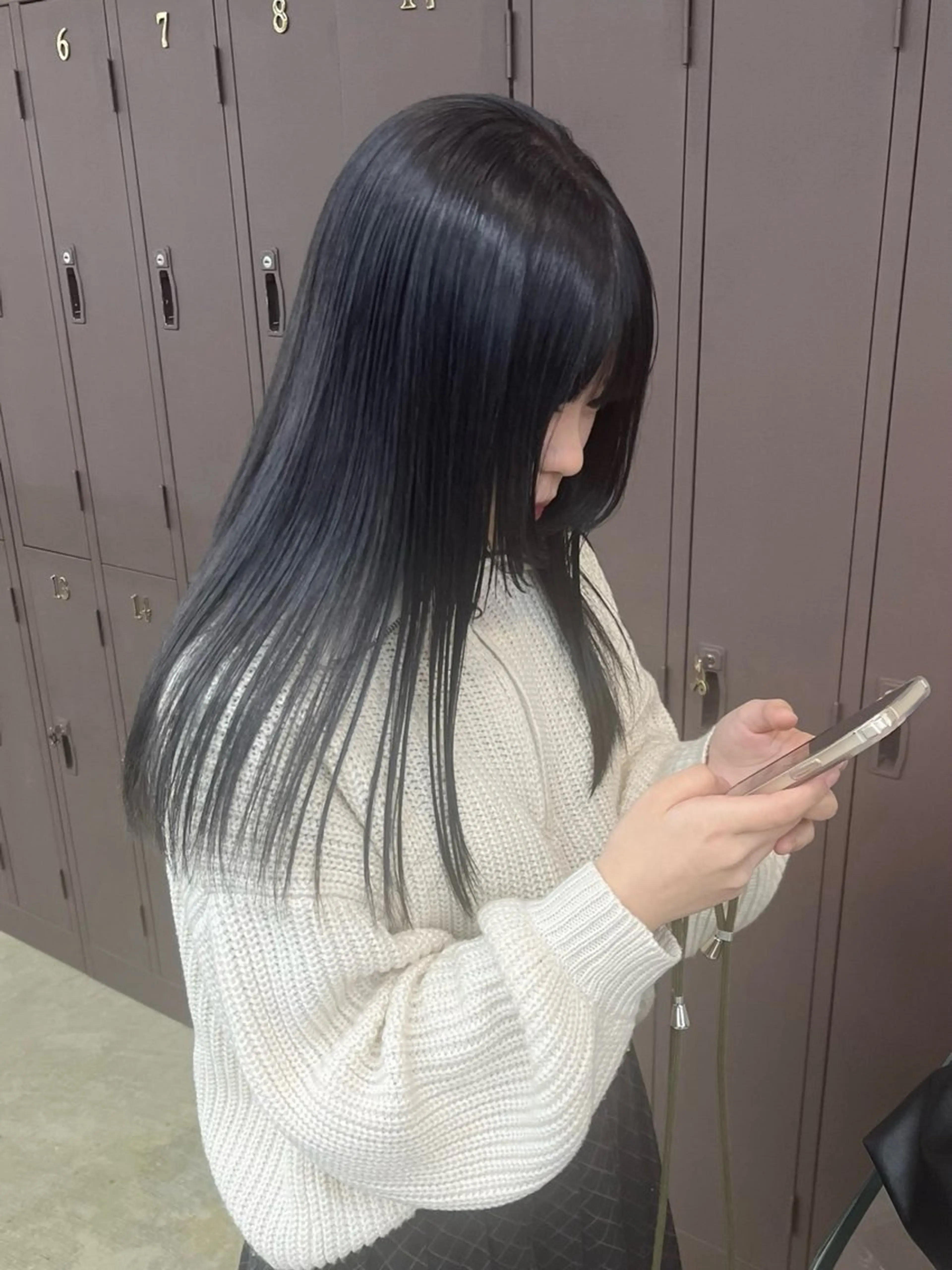 ロング カラー ナガノリノ /ボブ/ ベージュ/暖色のヘアスタイル