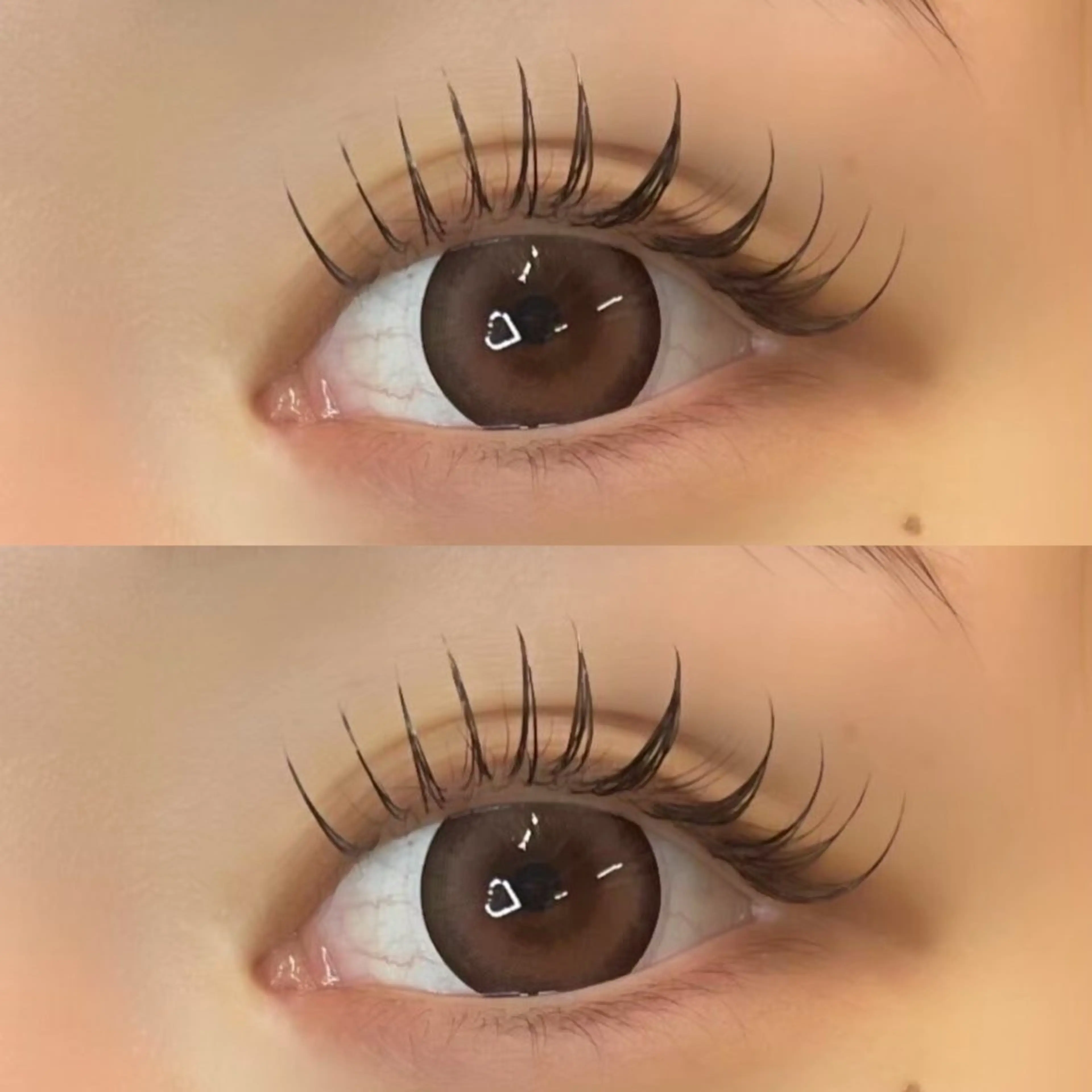 フラットラッシュ100本＋束間コーティング仕上げの写真