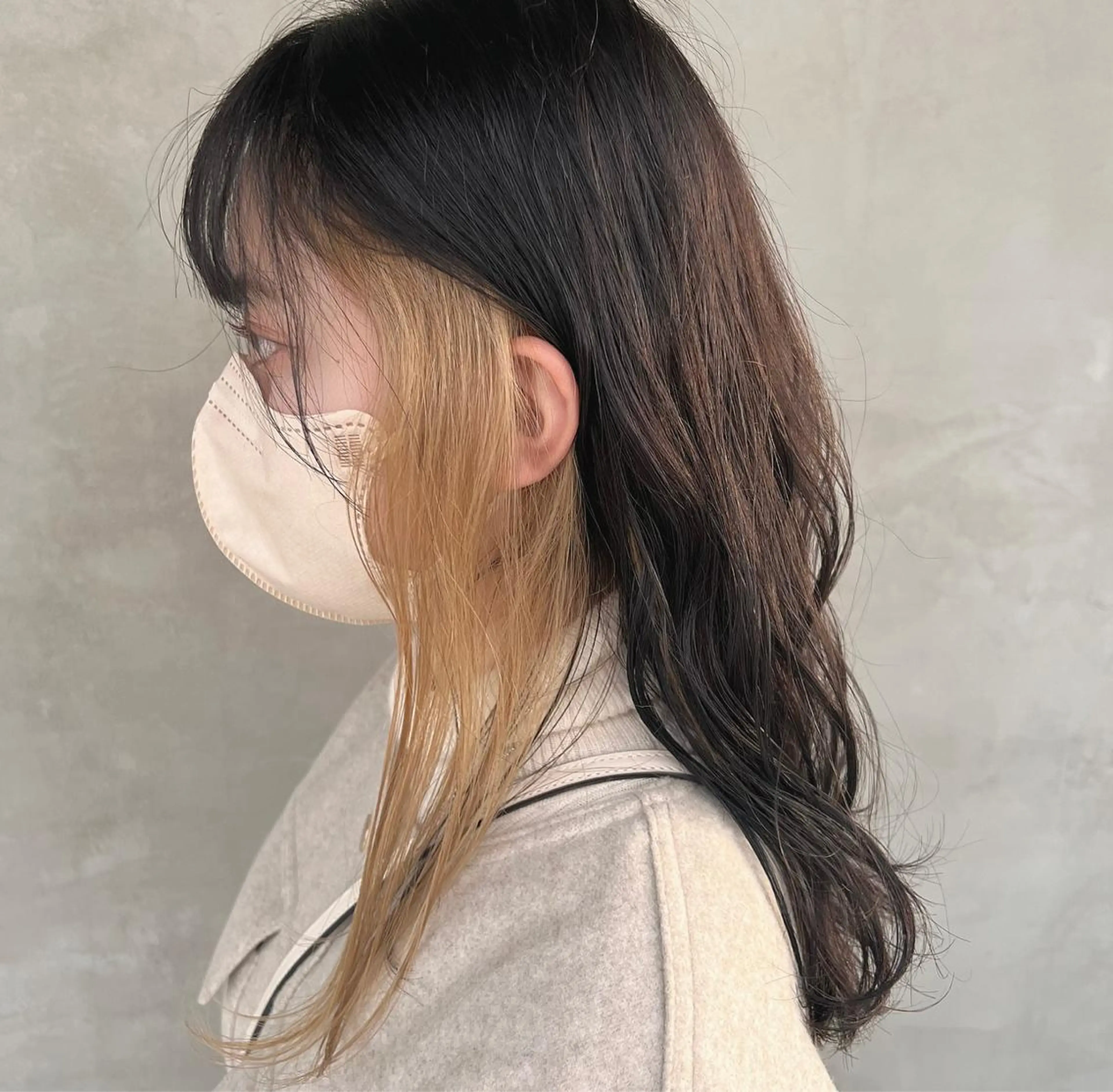 ロング カット ヘアカラー 切りっぱなしボブ 👩🏼ミニボブのヘアスタイル