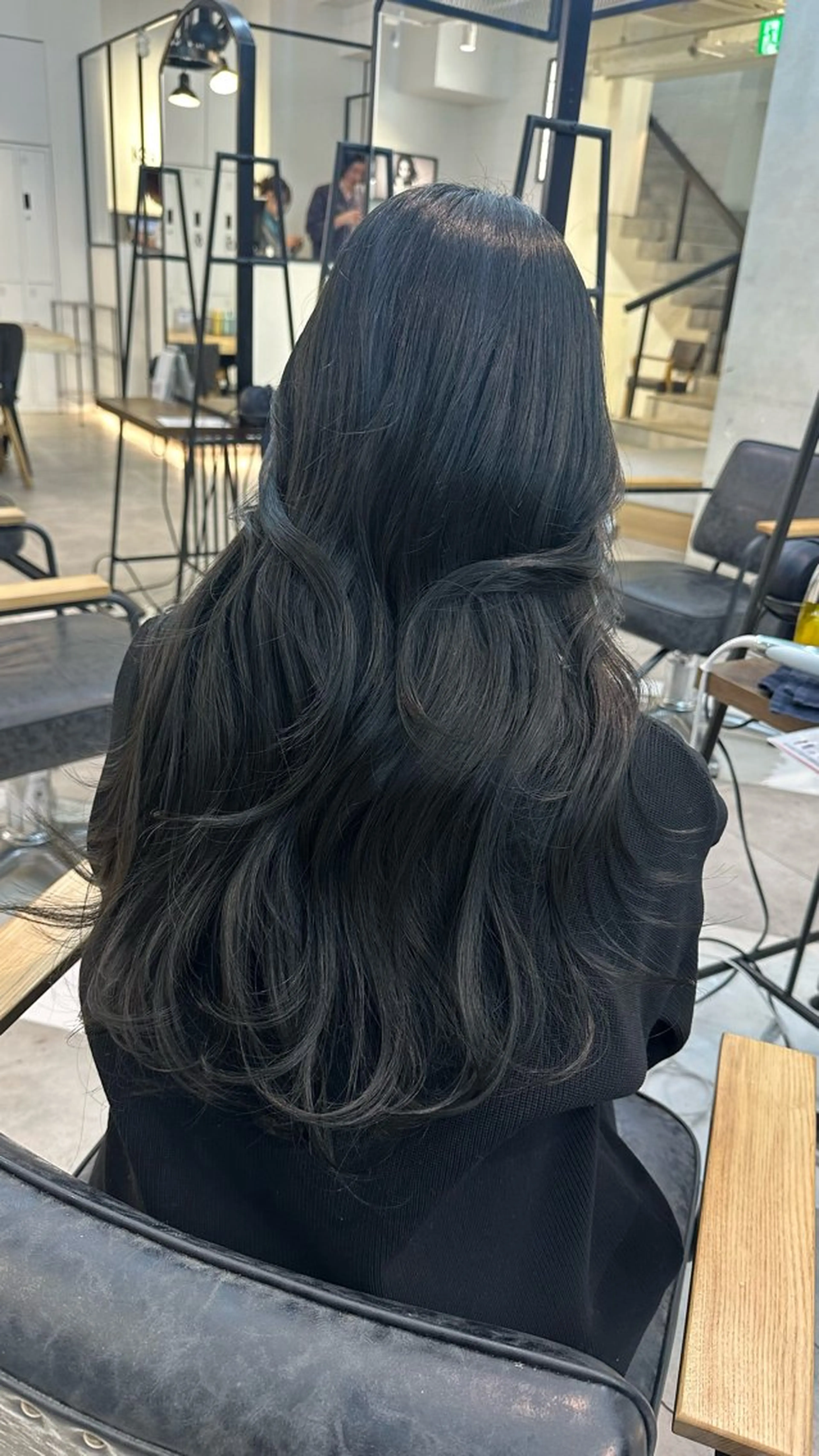 ロング カット ヘアカラー 🎀韓国レイヤー特化 🎀ベージュ/ミクのヘアスタイル