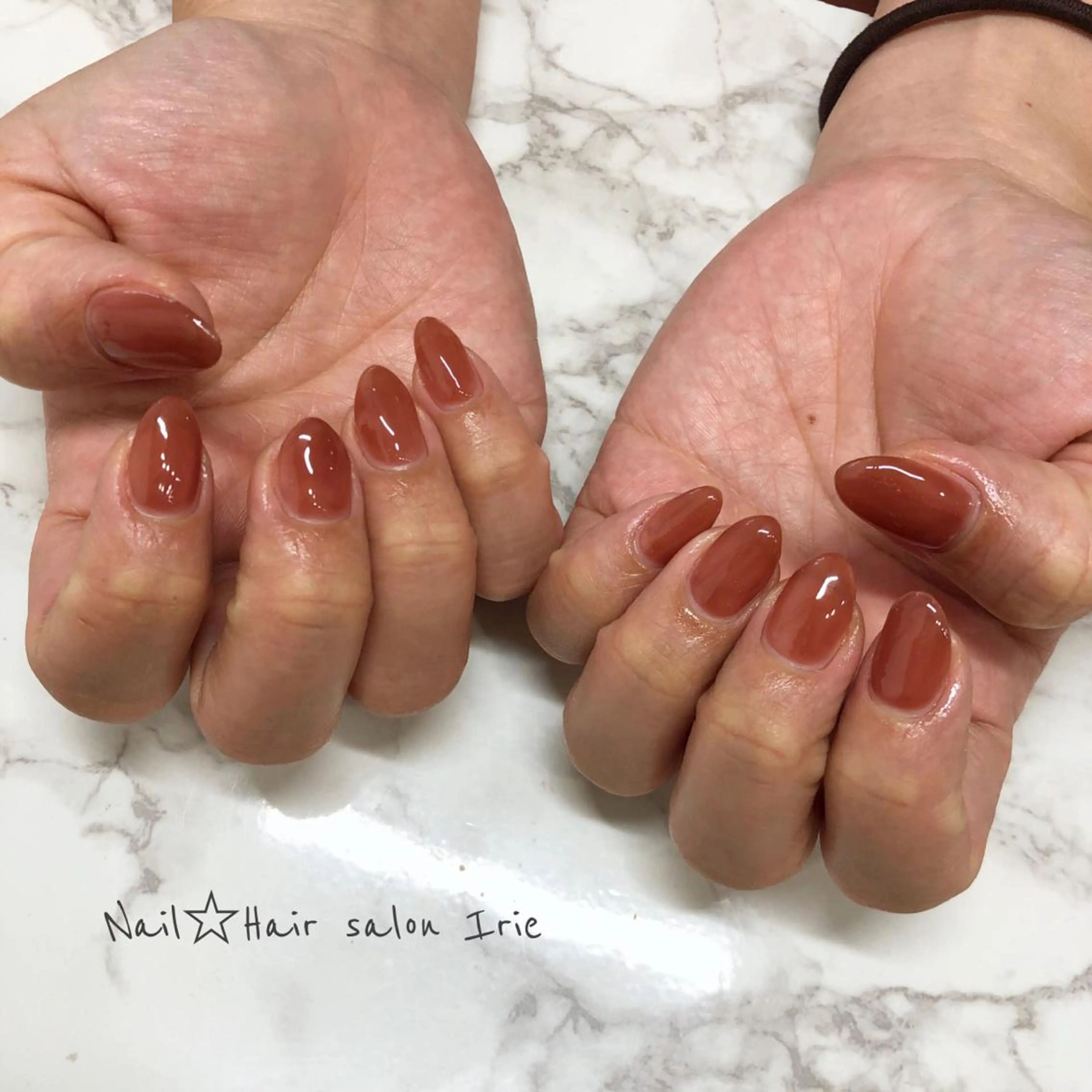 ネイル ハンドネイル ハンドケア Hair salon Irie所属・與儀 知佳のネイルデザイン