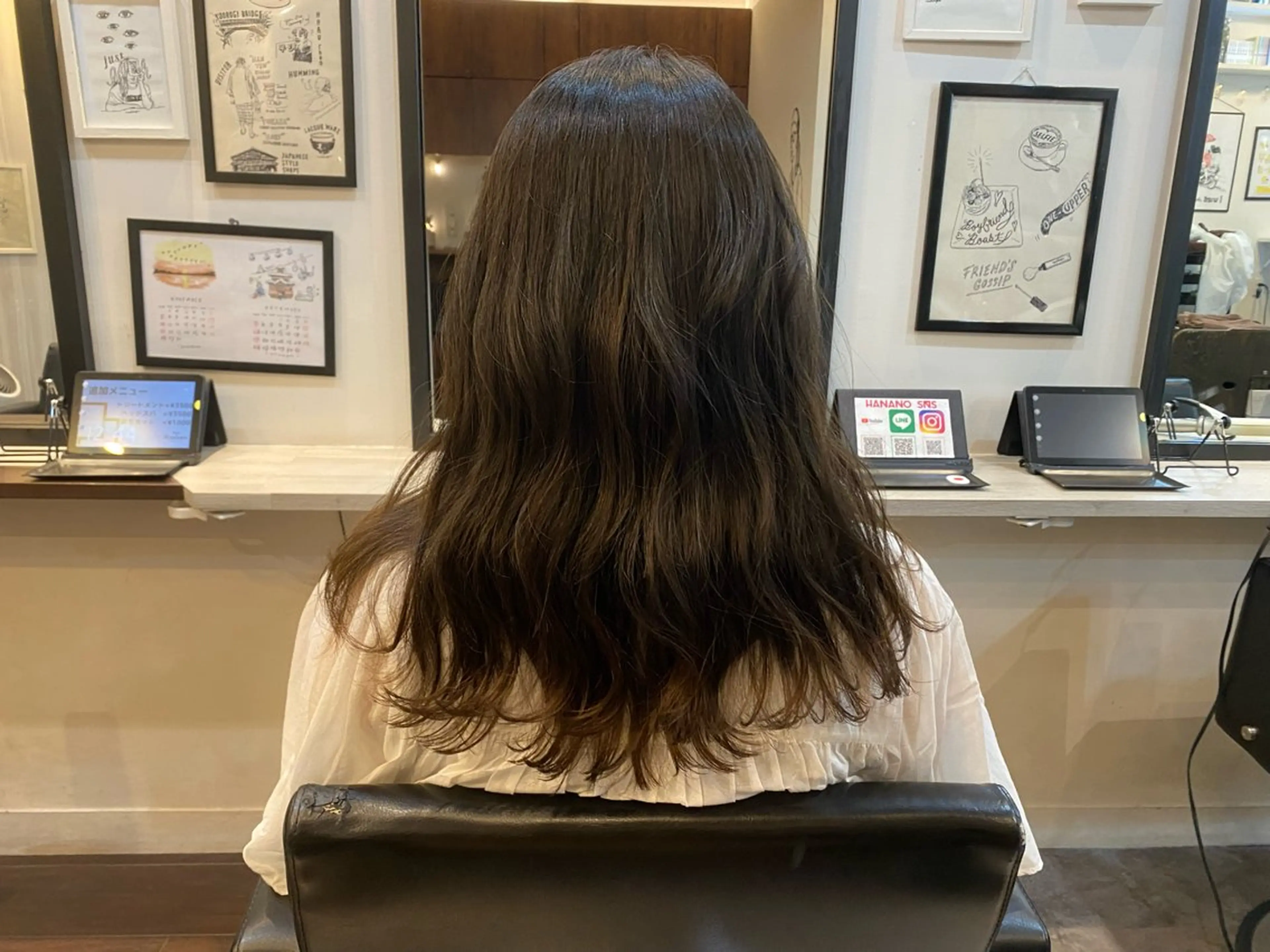 セミロング ヘアアレンジ salon hanano所属・亀井 明美のヘアスタイル