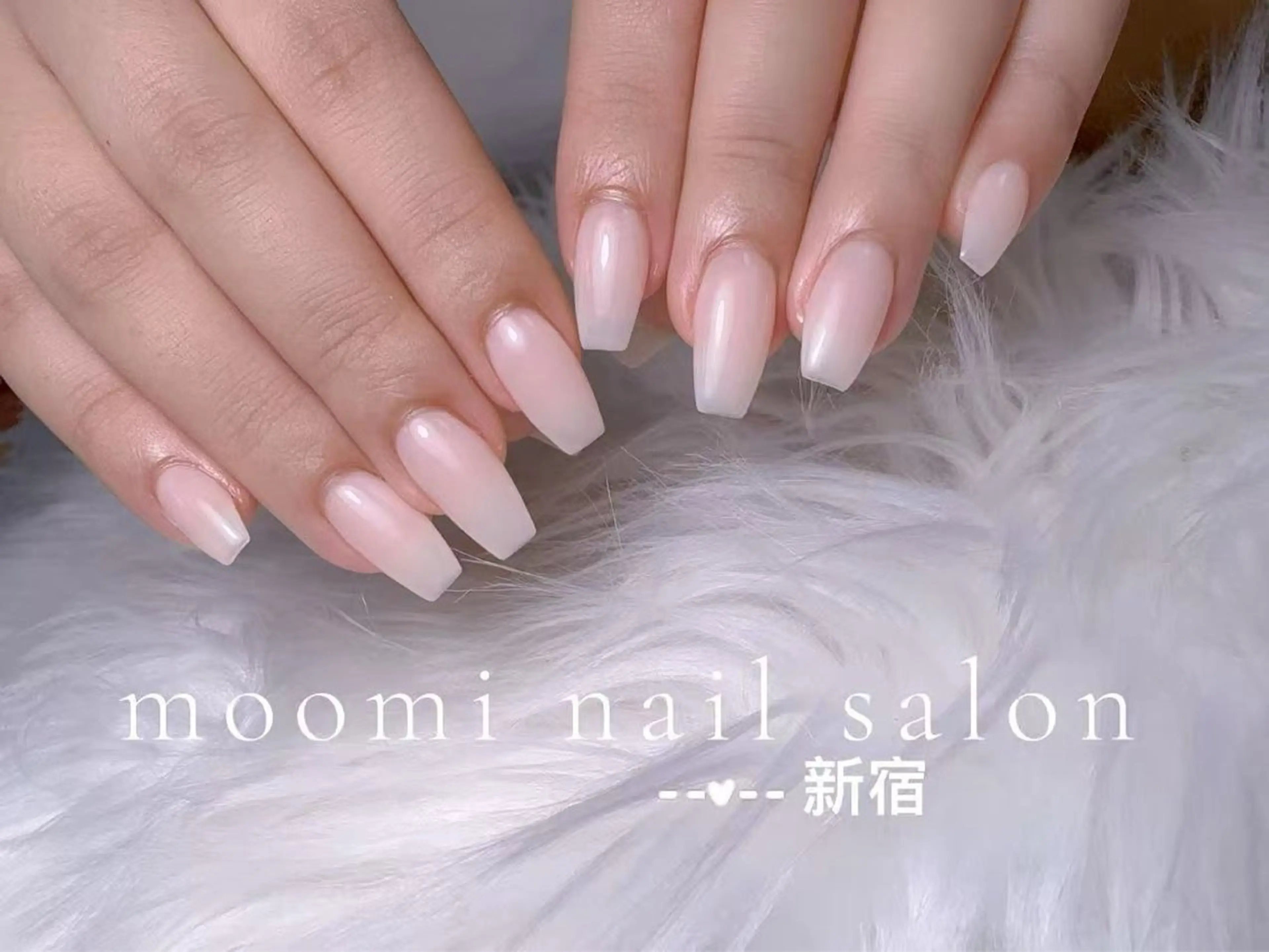 ロング ハンドネイル Moomi あずりのネイルデザイン