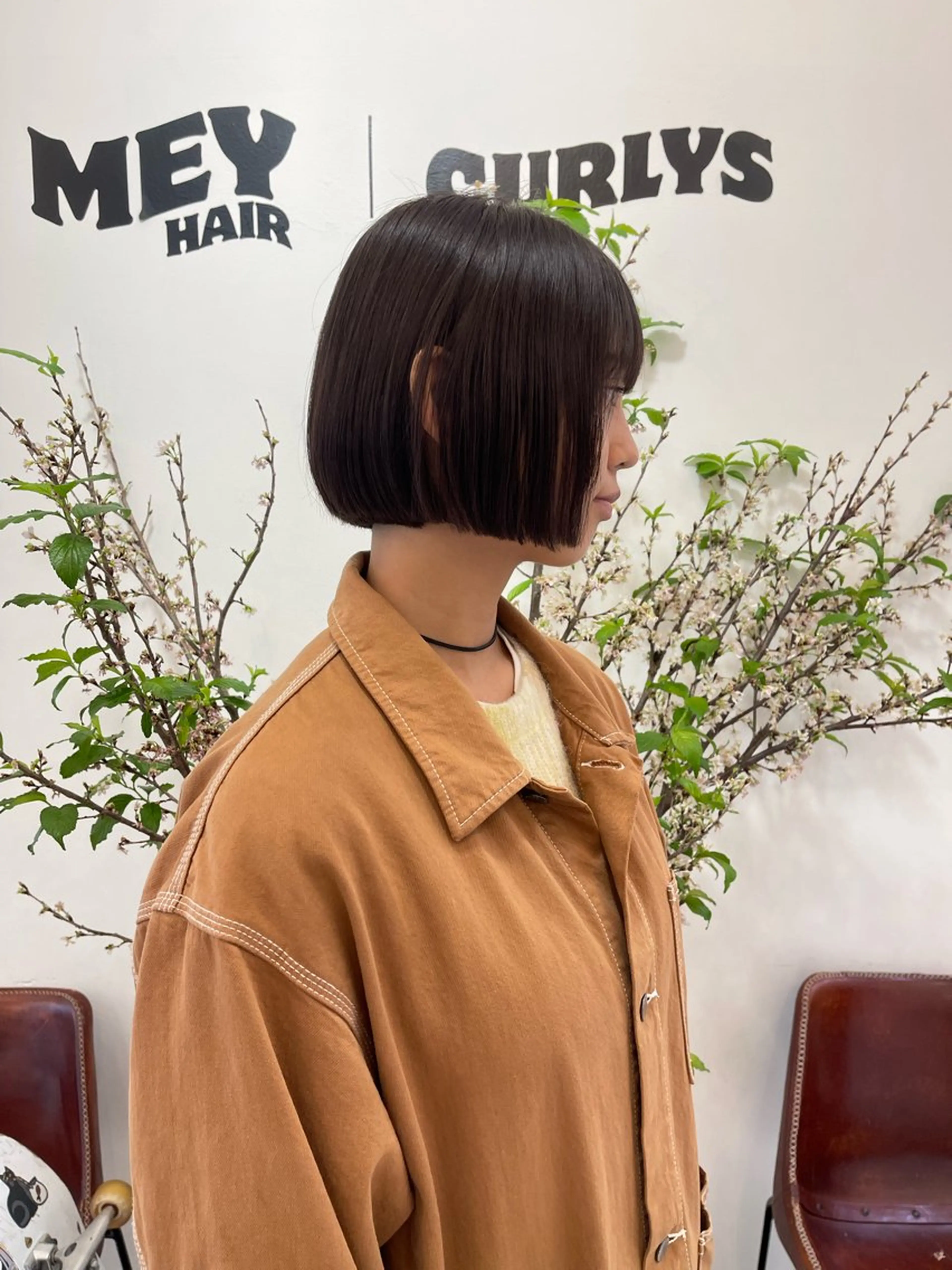 ショート カラー ボブ 似合わせカット MEY HAIR / CURLYS所属・✅ボブ/パーマ/ 表参道/KENTA✅のヘアスタイル