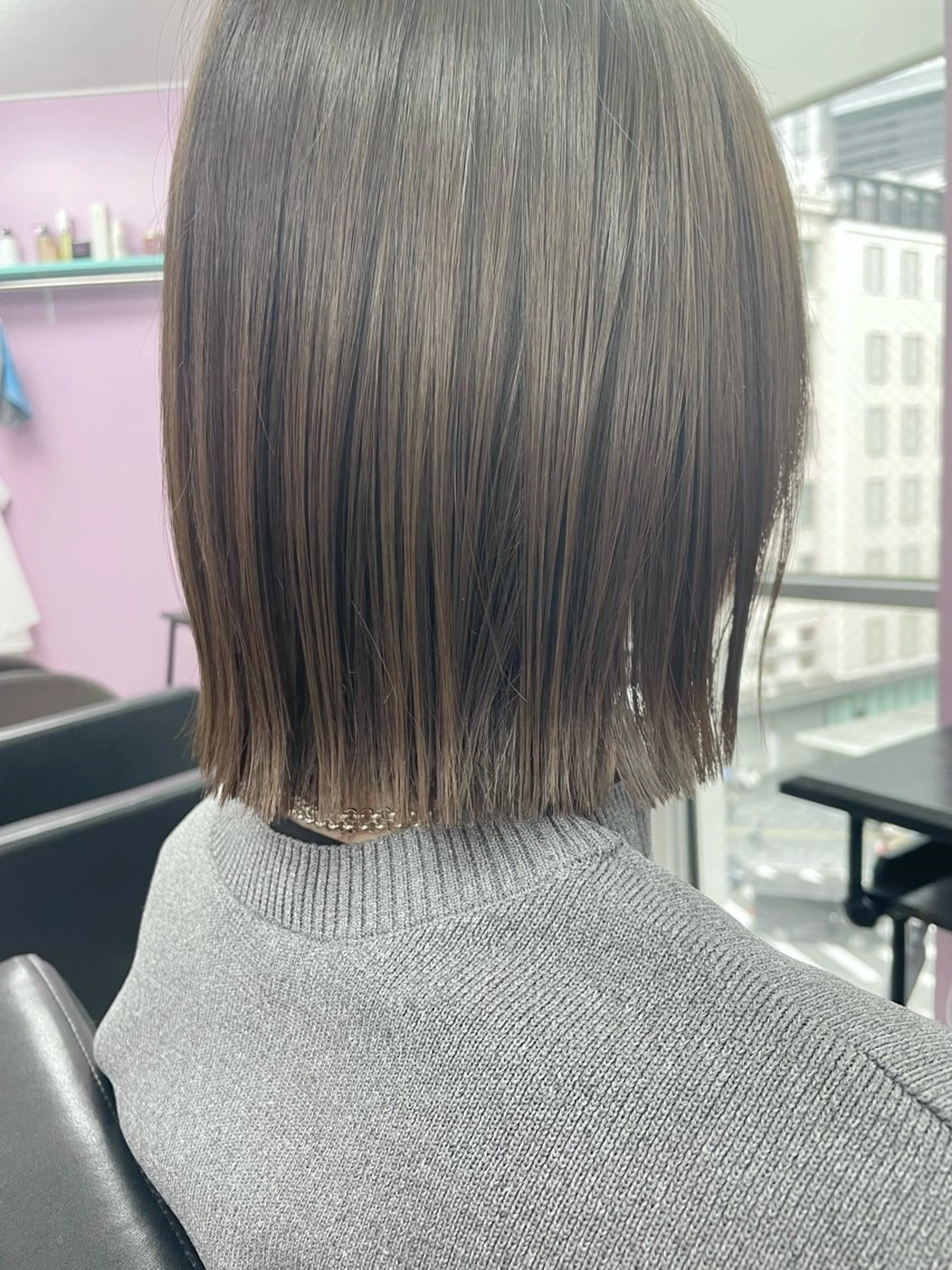 ショート カラー カット ヘアカラー トリートメント 高尾亮輔/ ボブ特化美容師のヘアスタイル