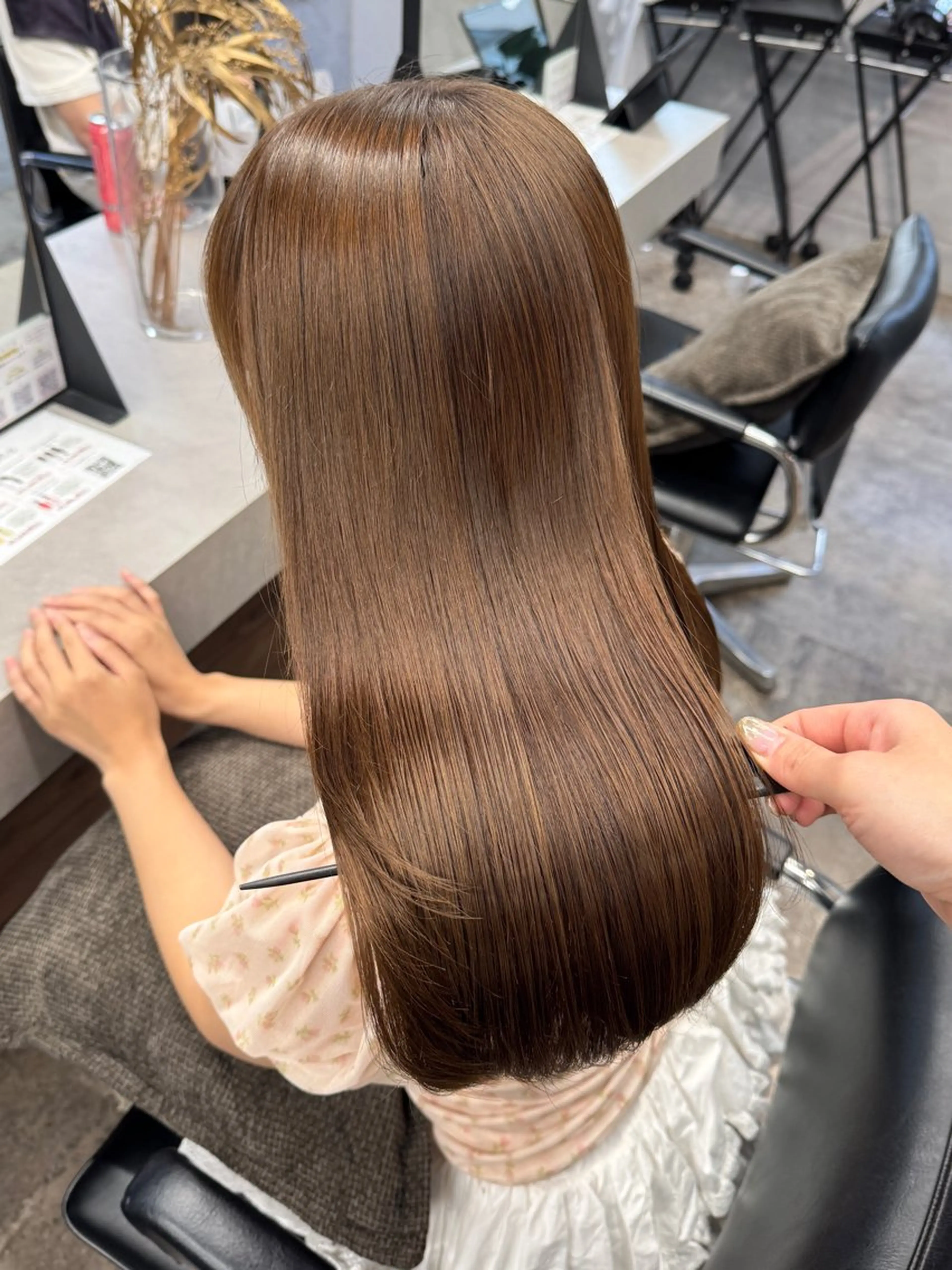 セミロング ヘアカラー トリートメント 髪質改善/艶髪 MINAMIのヘアスタイル