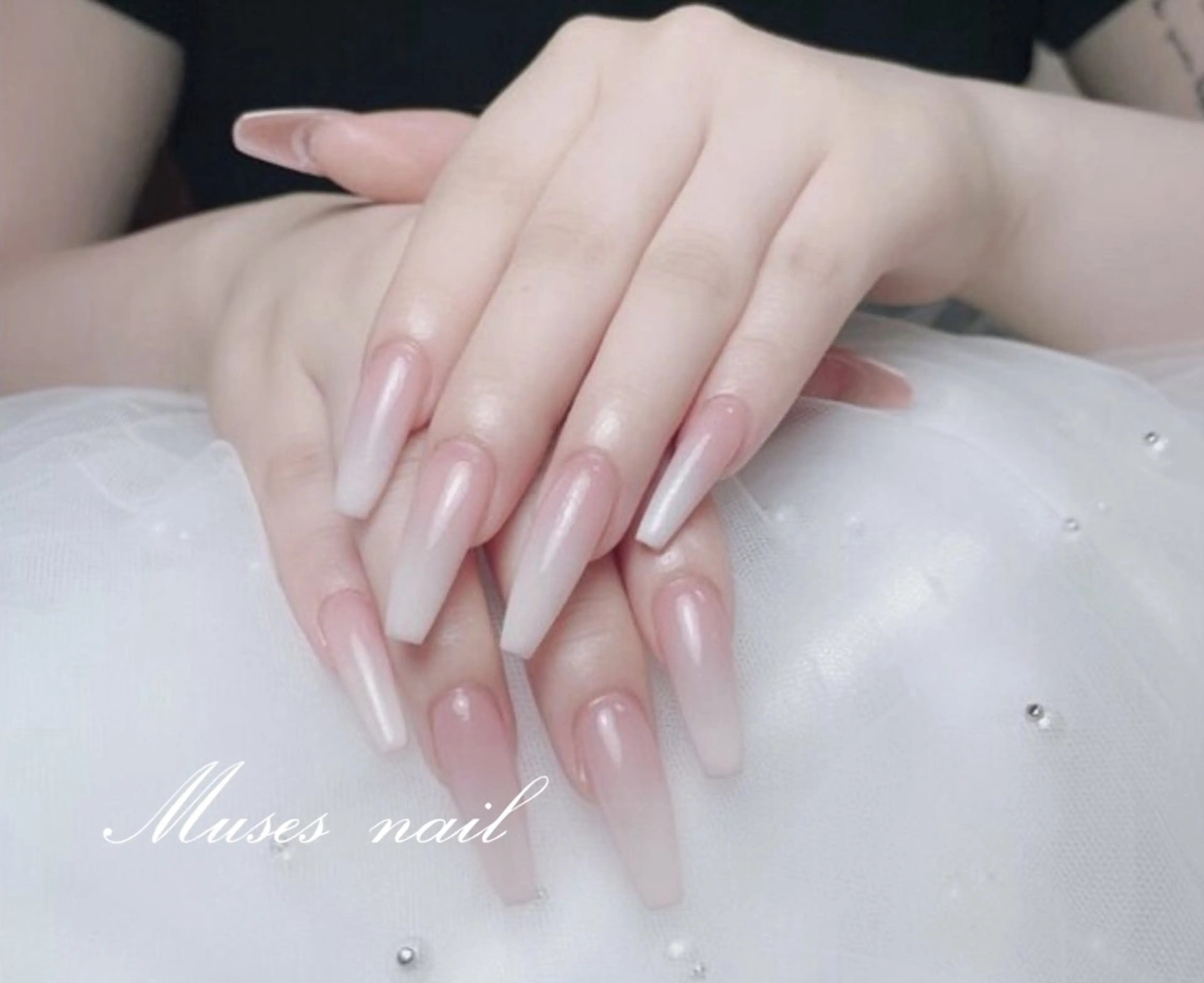 人気コース(チップスカルプ>今話題ベイビーブーマーネイル¥ 10000の写真