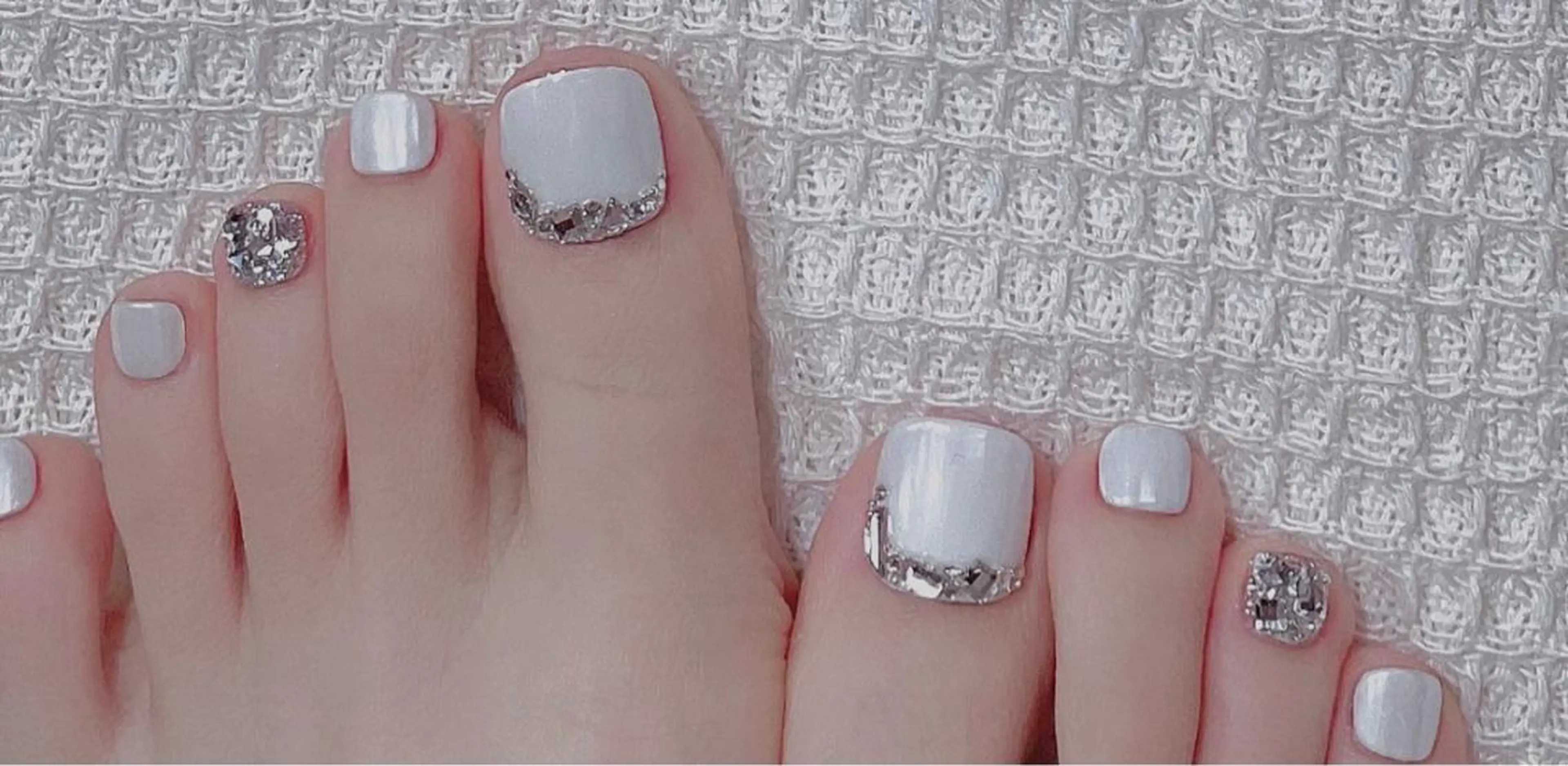 🎀footネイル定額コ－ス（トレーニングメニュー、7日以内直し無料）の写真