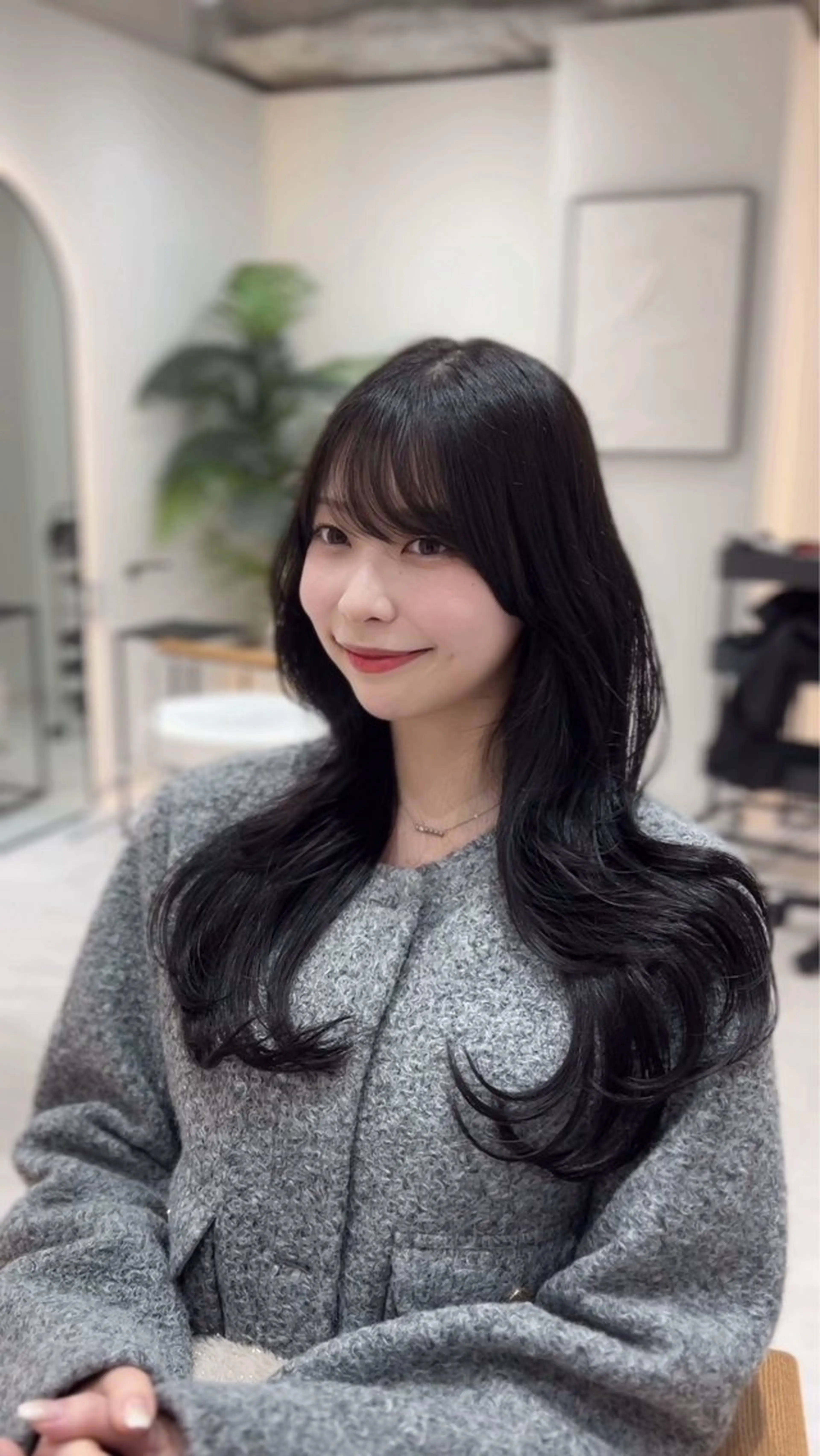 カラー ヘアカラー トリートメント 輝士‎🤍レイヤー/ 艶髪/透明感/顔周りのヘアスタイル