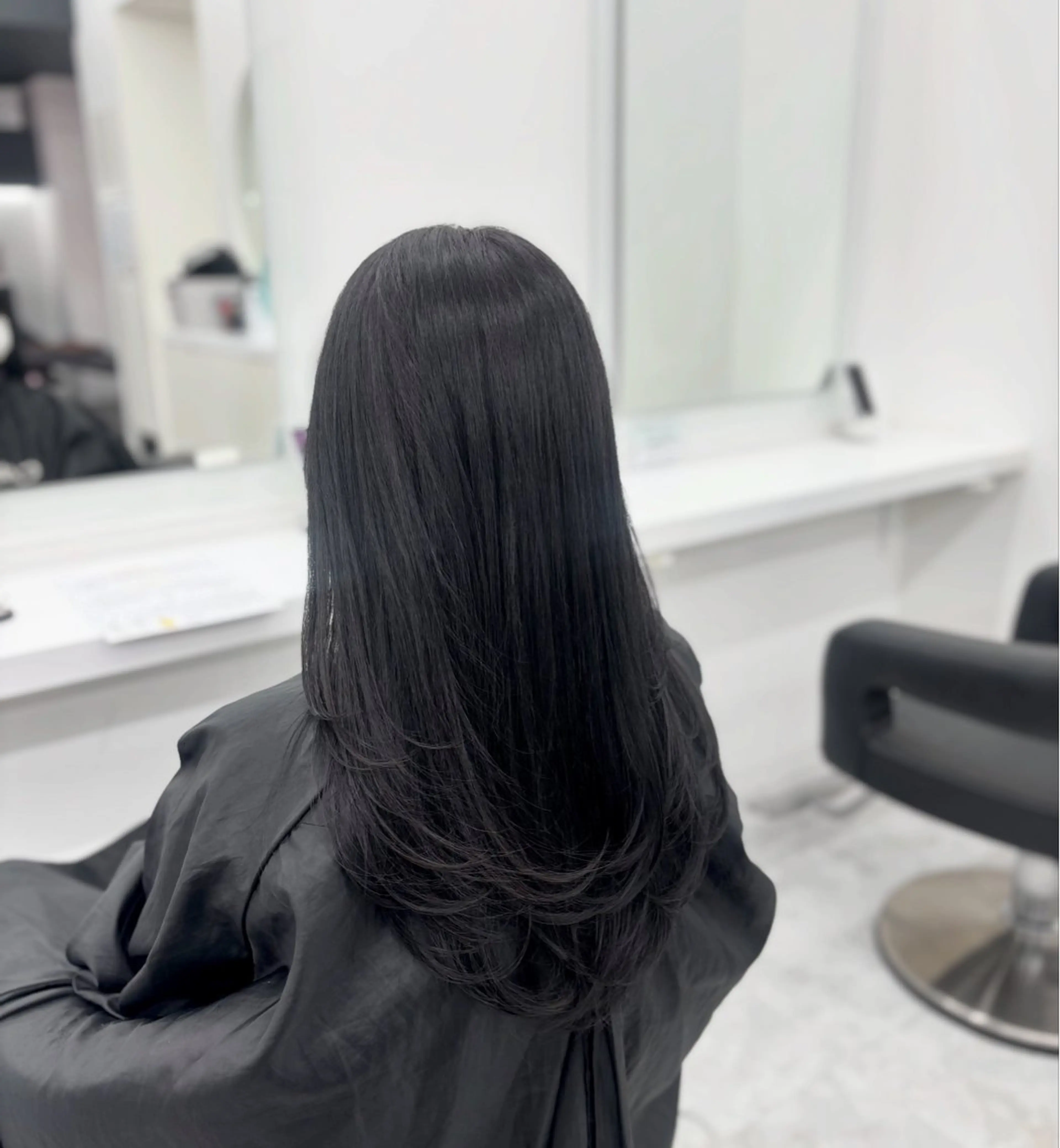 ロング カラー カット ヘアカラー 🤍レイヤー/顔周り 暖色hirari🤍のヘアスタイル