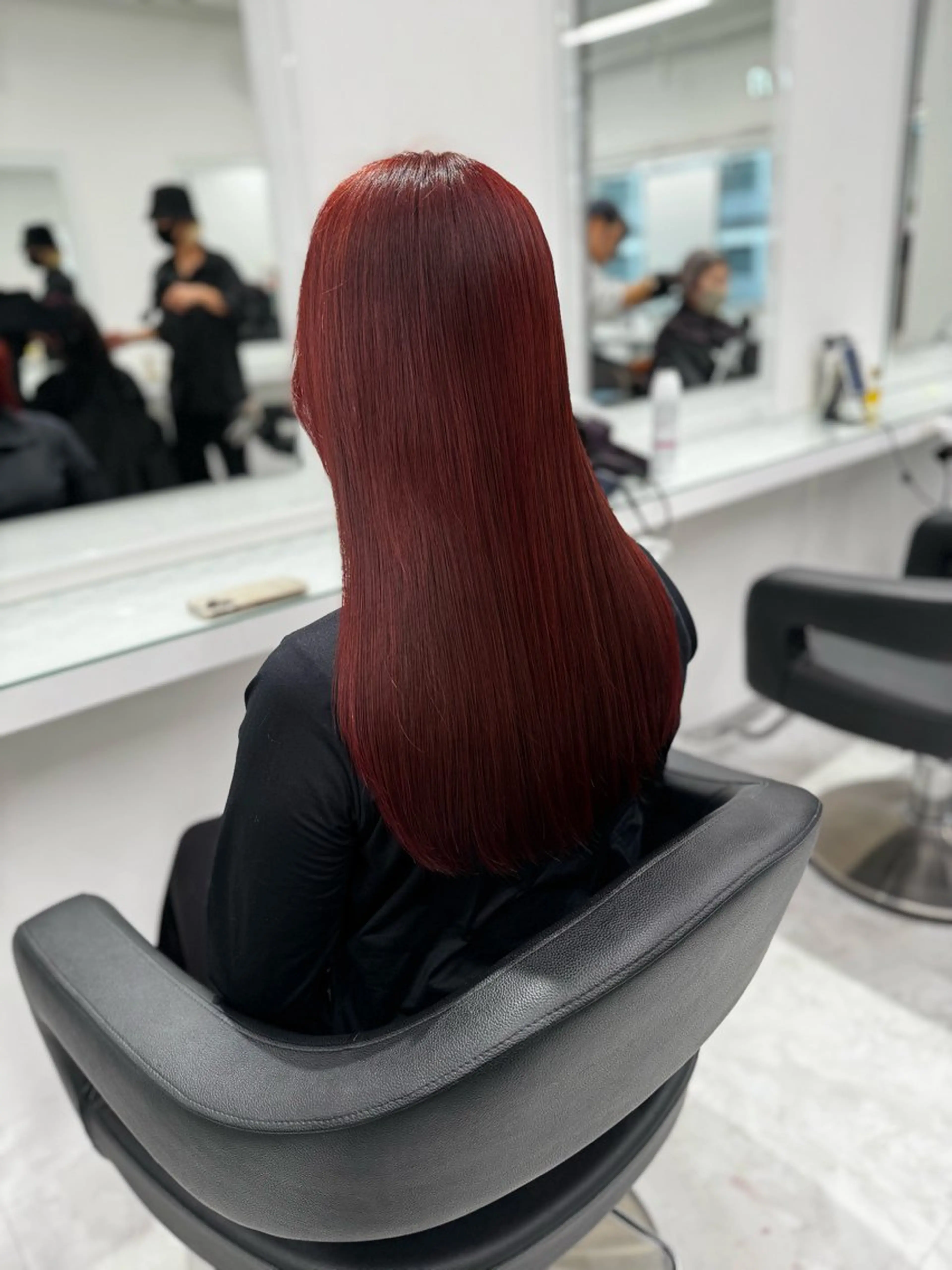 ロング カット ヘアカラー お洒落暖色 🍒AOI🍒のヘアスタイル