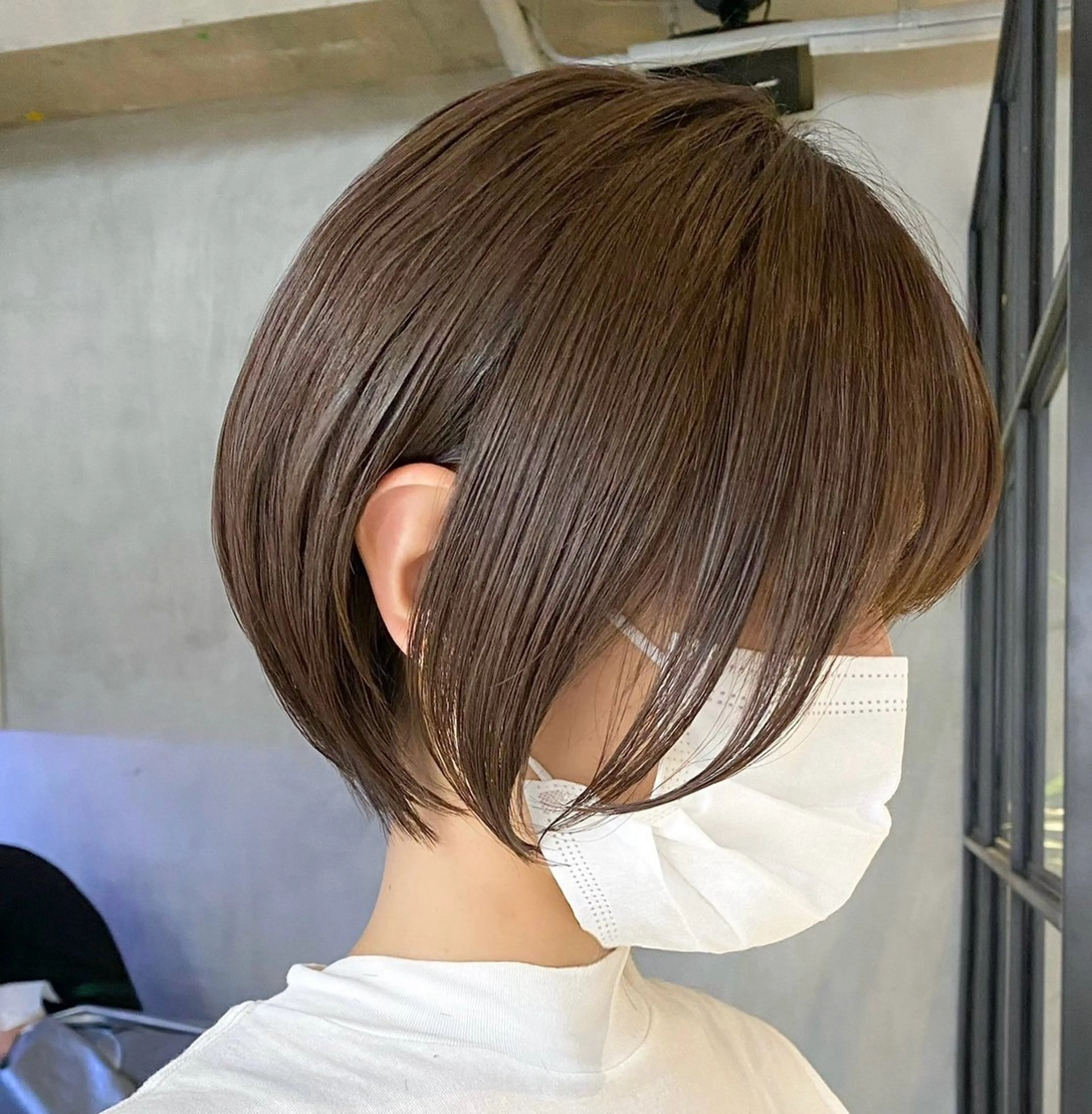 レディースショートカット➕縮毛矯正🌻＋トリートメント🌼※ブリーチ履歴不可の写真