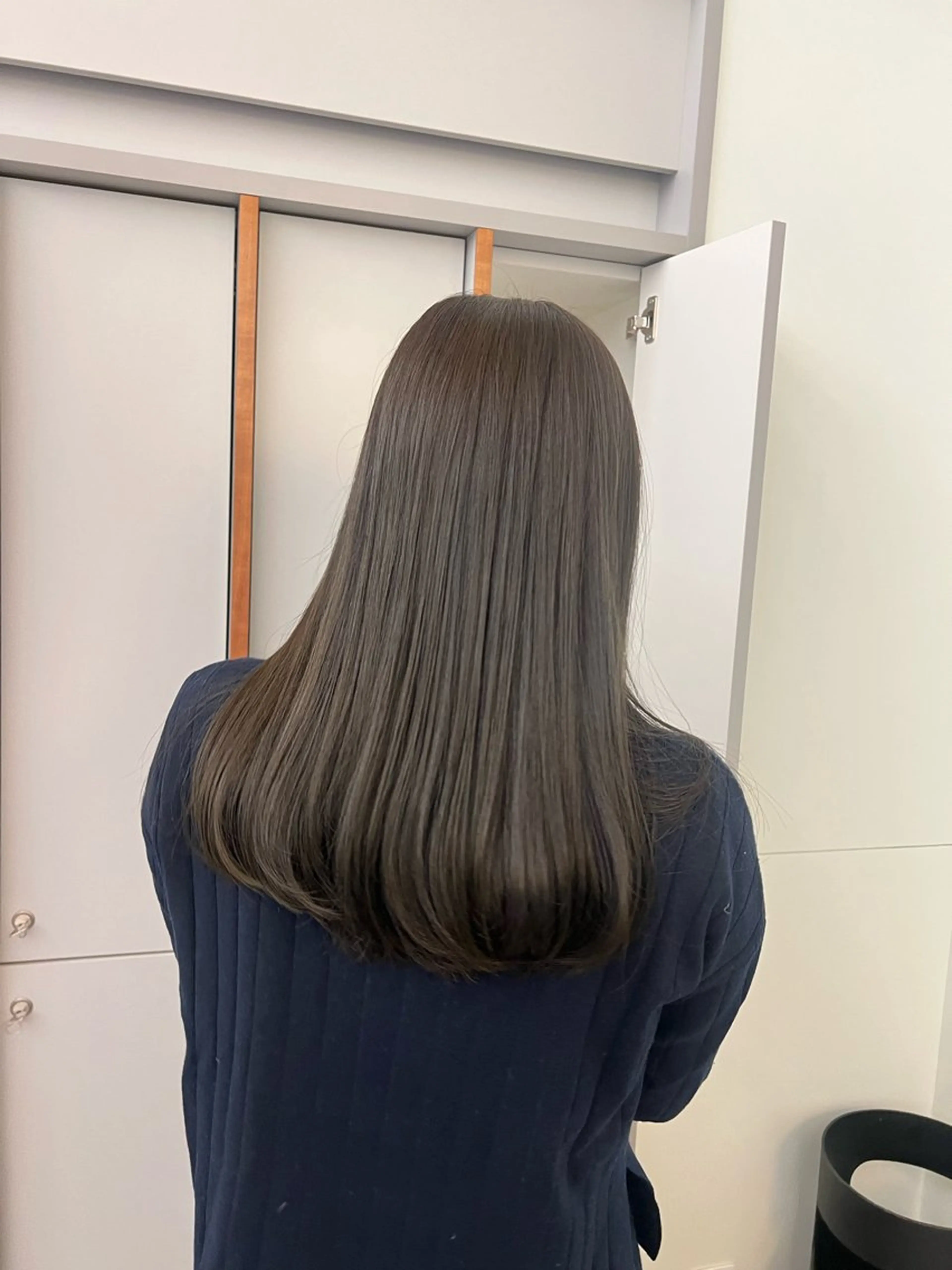 セミロング 縮毛矯正 カット ヘアカラー トリートメント LORENAO所属・マロベージュ rinaのヘアスタイル