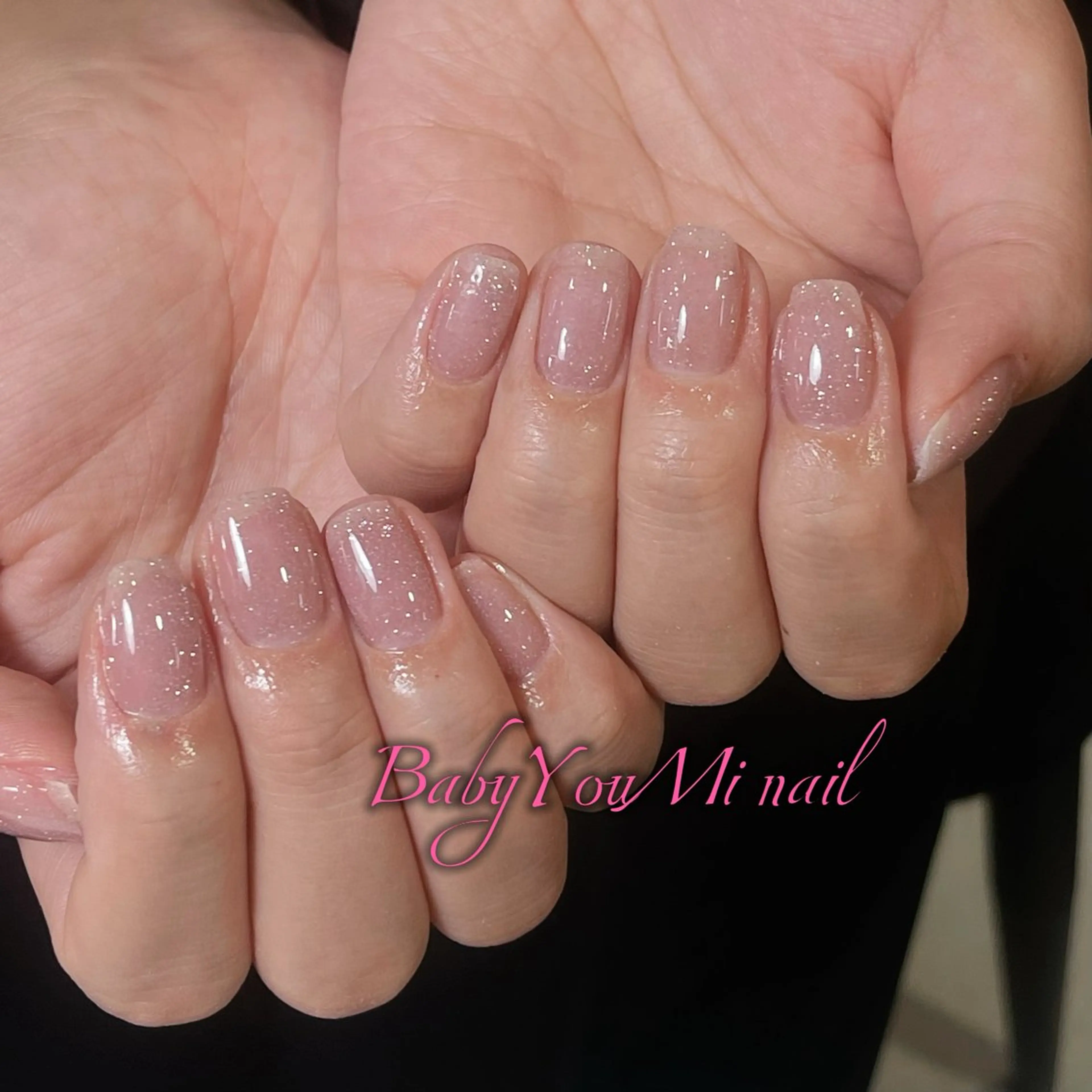 ネイル オーロラネイル フラワーネイル フットネイル フレンチネイル ジェルネイル ハンドネイル BabyYouMi ねねのネイルデザイン