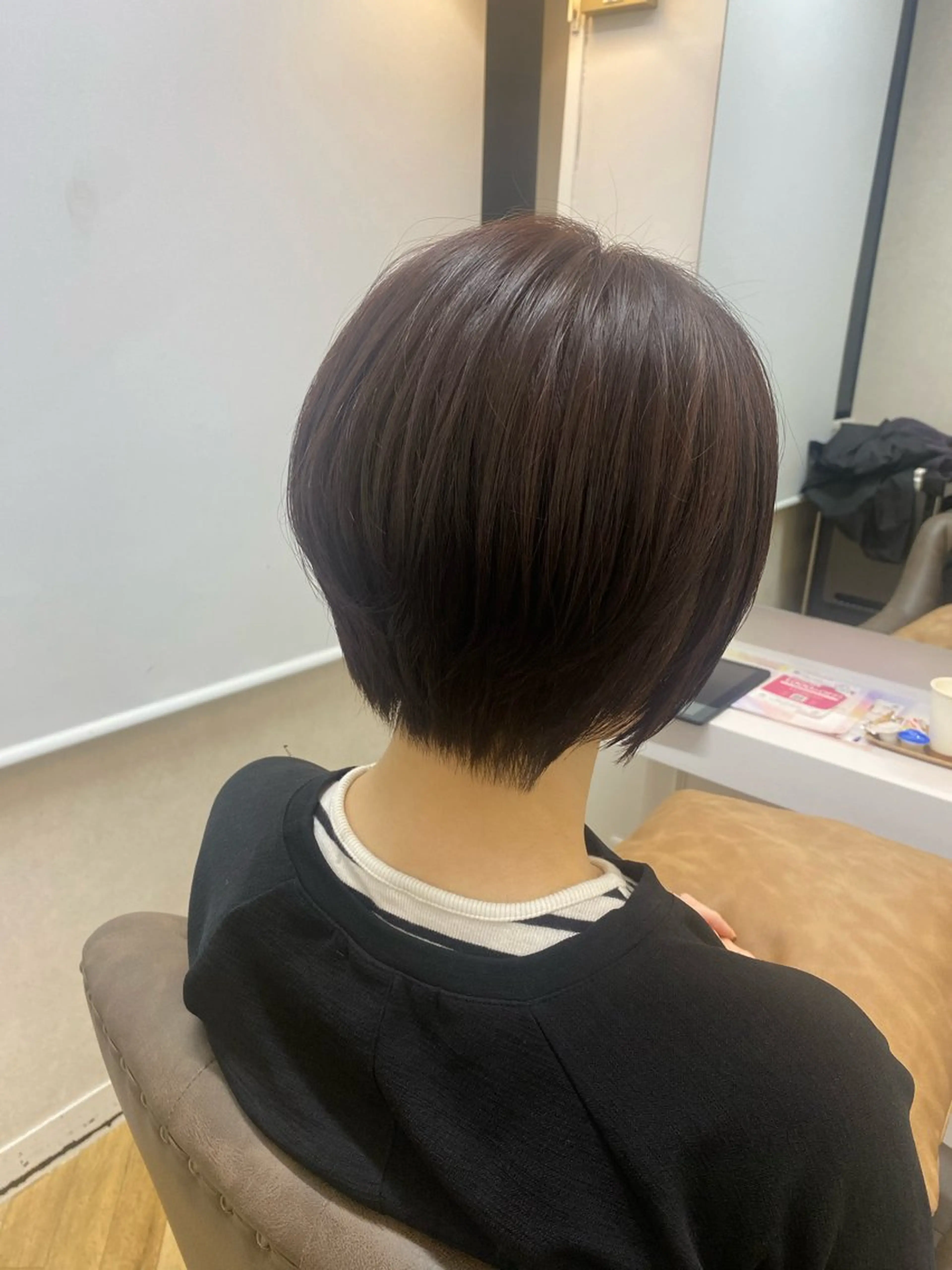 ショート 丸みショート ショートヘア カット トリートメント 日高伸太朗 [tocca船橋]のヘアスタイル