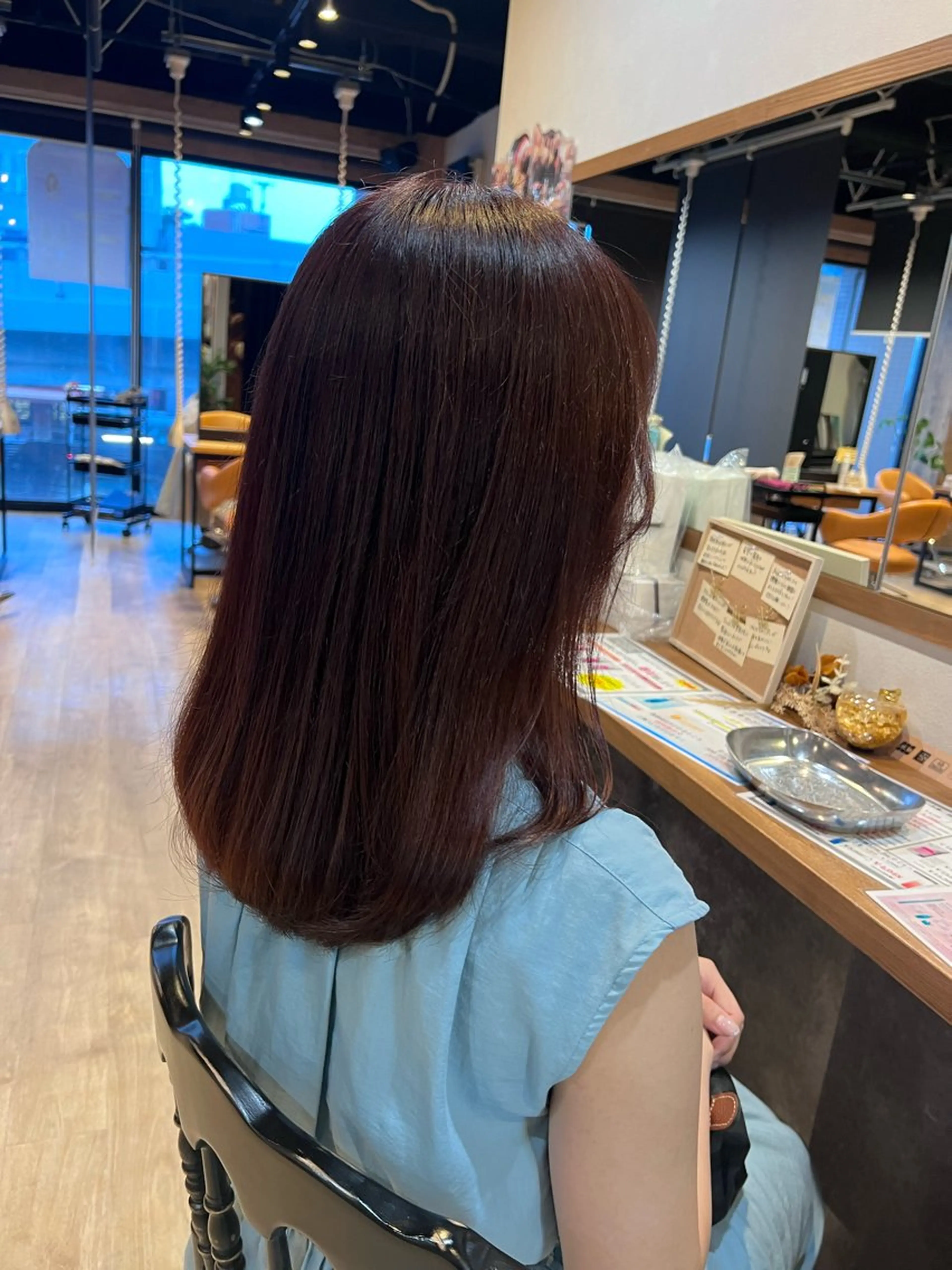 ロング カラー カットモデル 募集中💞栗林 悠のヘアスタイル