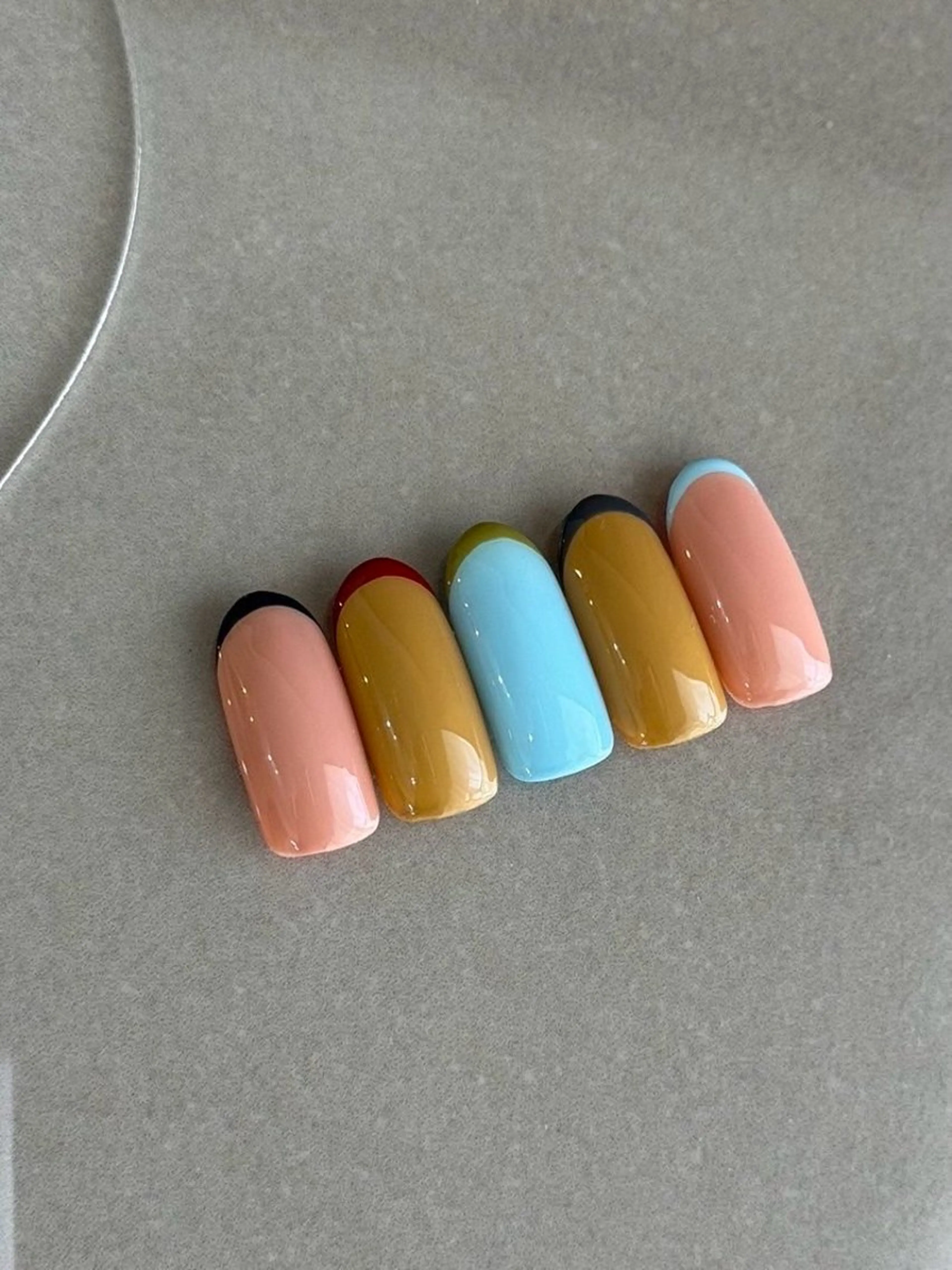 ネイル フレンチネイル HARUKA ネイリスト福岡/薬院のネイルデザイン