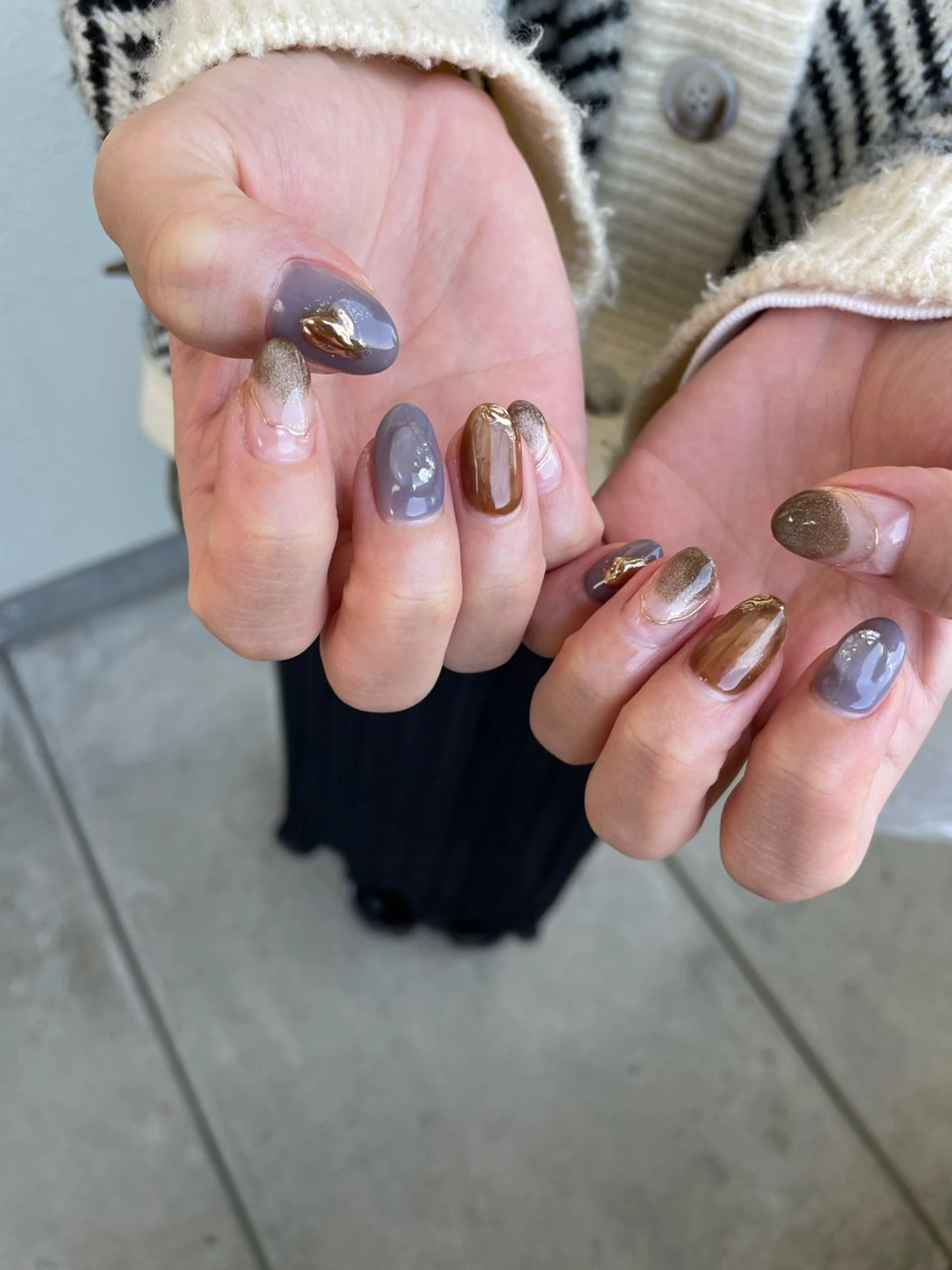ネイル ニュアンスネイル nailsalon mionのネイルデザイン