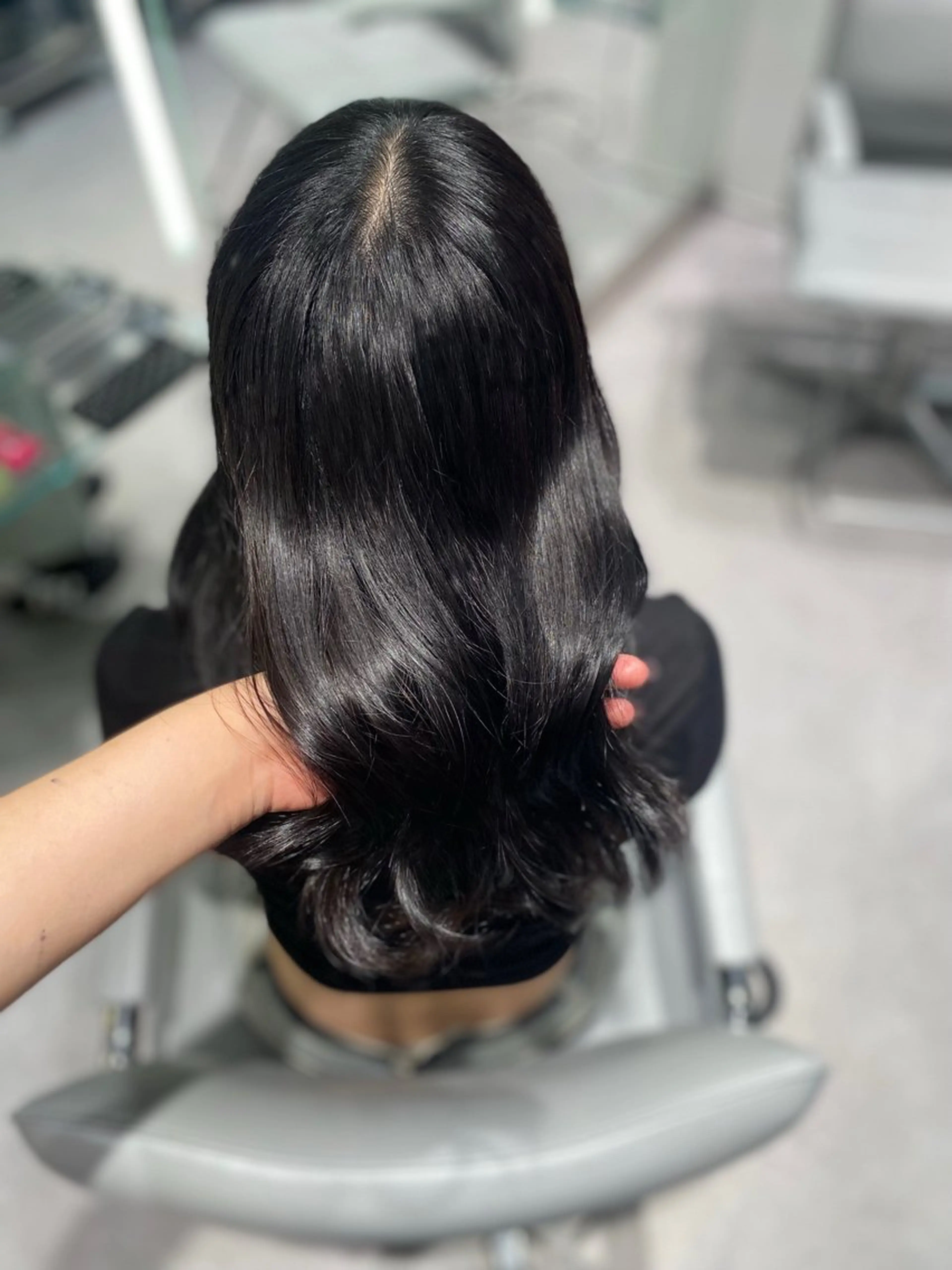 ミディアム ヘアカラー 川村 歩夏のヘアスタイル