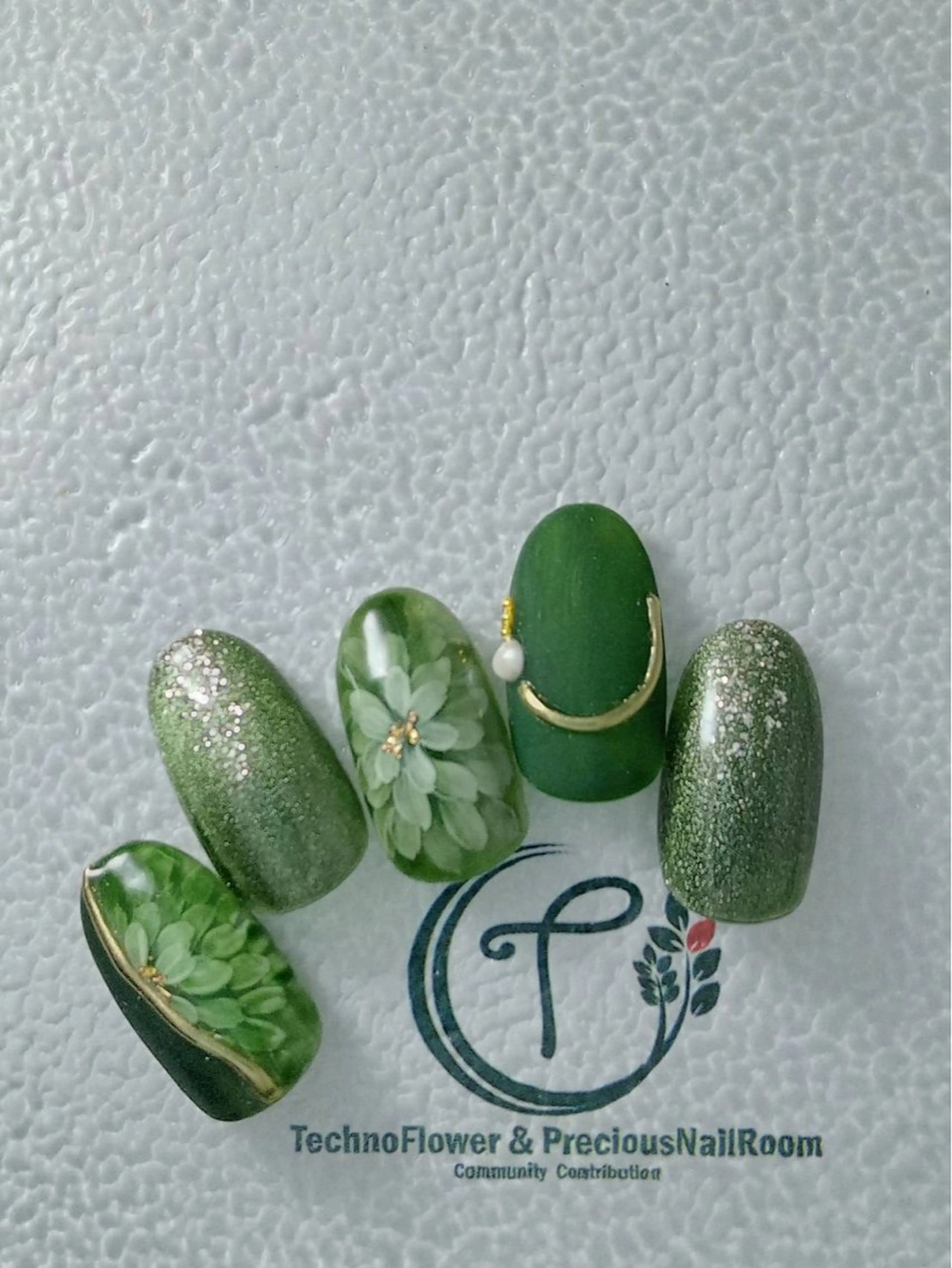 ネイル フラワーネイル precious nail room所属・precious nail  roomのネイルデザイン