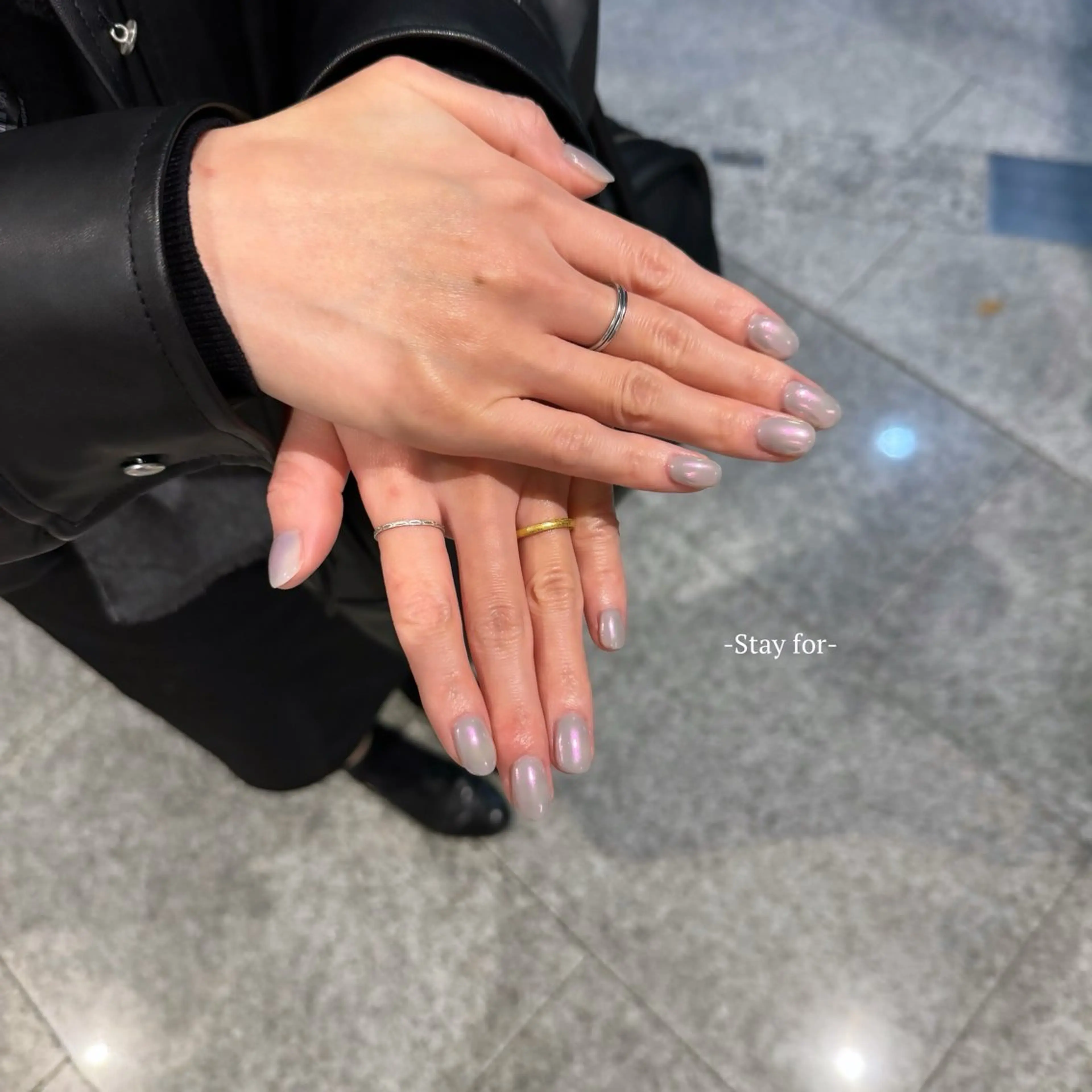 ネイル ミラーネイル stayfor_ mamiのネイルデザイン