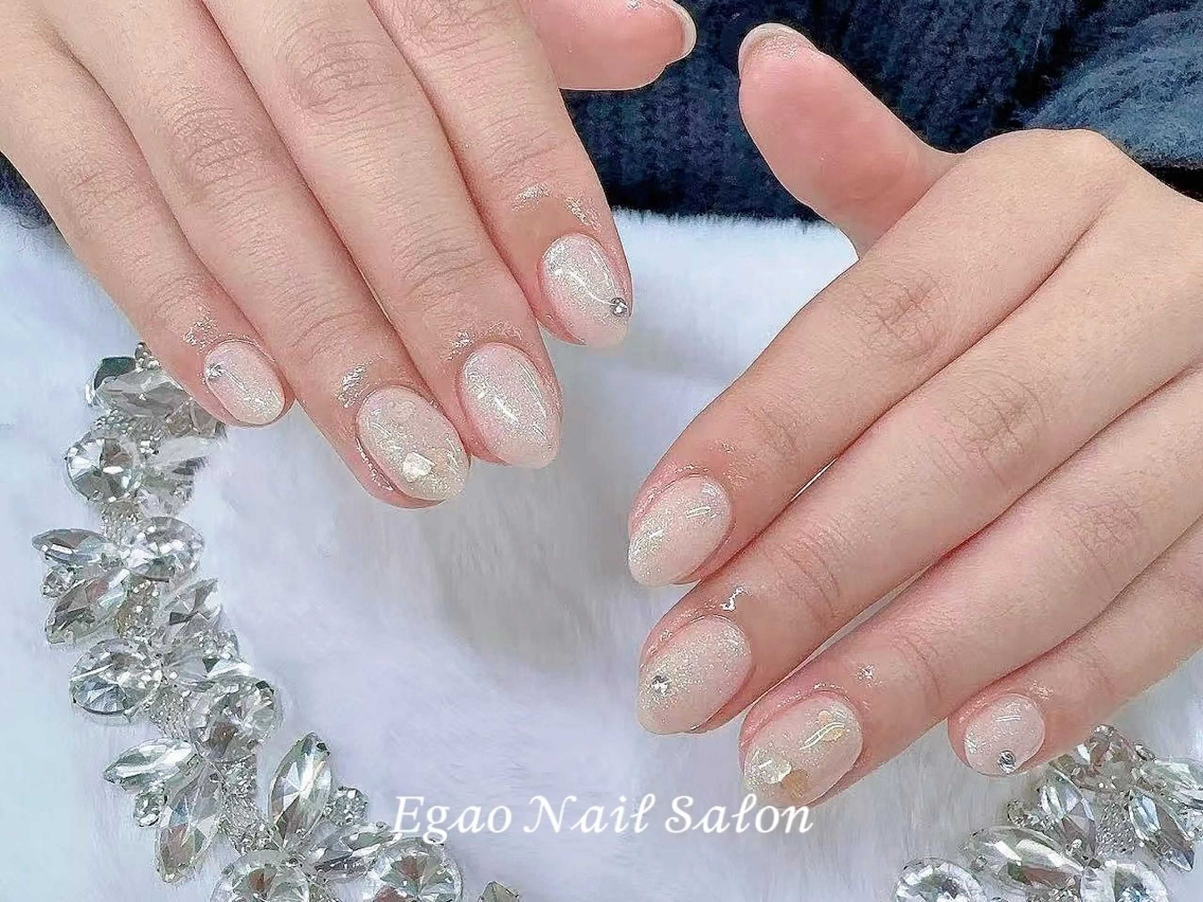 ネイル アートネイル フットネイル フレンチネイル ジェルネイル 持ち込み ハンドネイル Egao Nail Salonのネイルデザイン