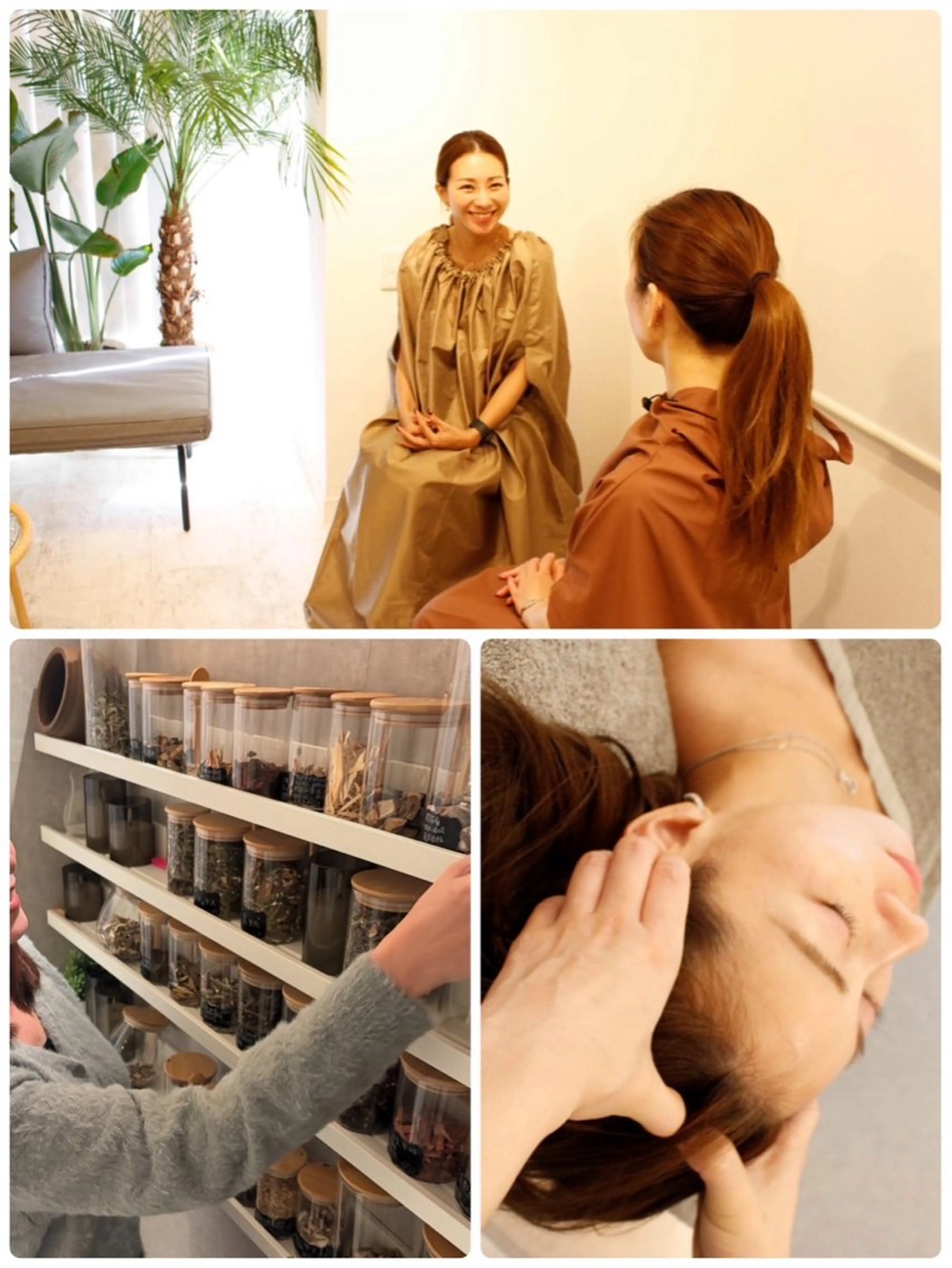 【🇰🇷本格黄土よもぎ蒸し☘️ヘッドマッサージ💆‍♀️付き70分7900円】の写真