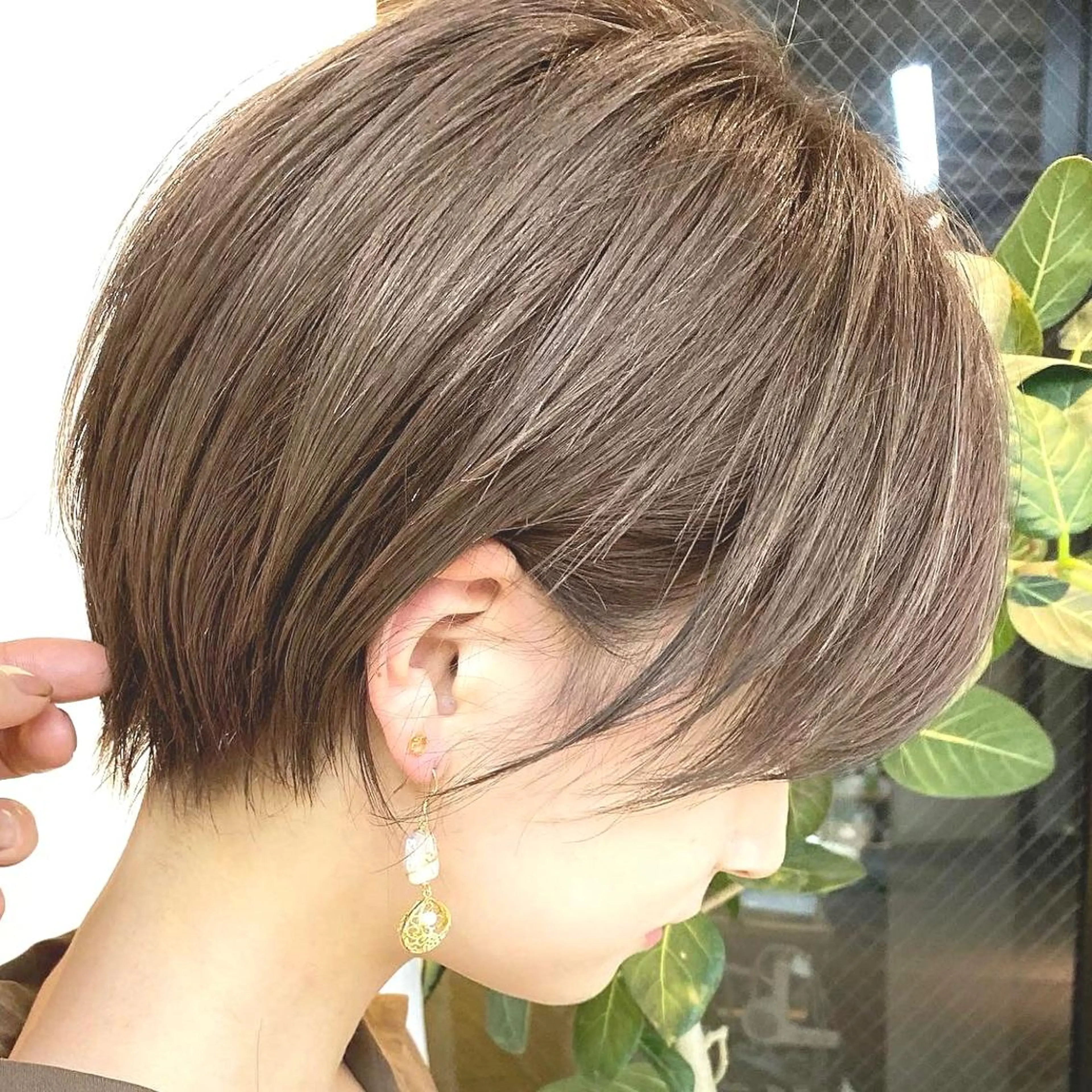 【似合わせカット+髪質改善サブリミックトリートメント】#ショート#ショートボブ#ボブ#縮毛矯正#白髪ぼかしの写真