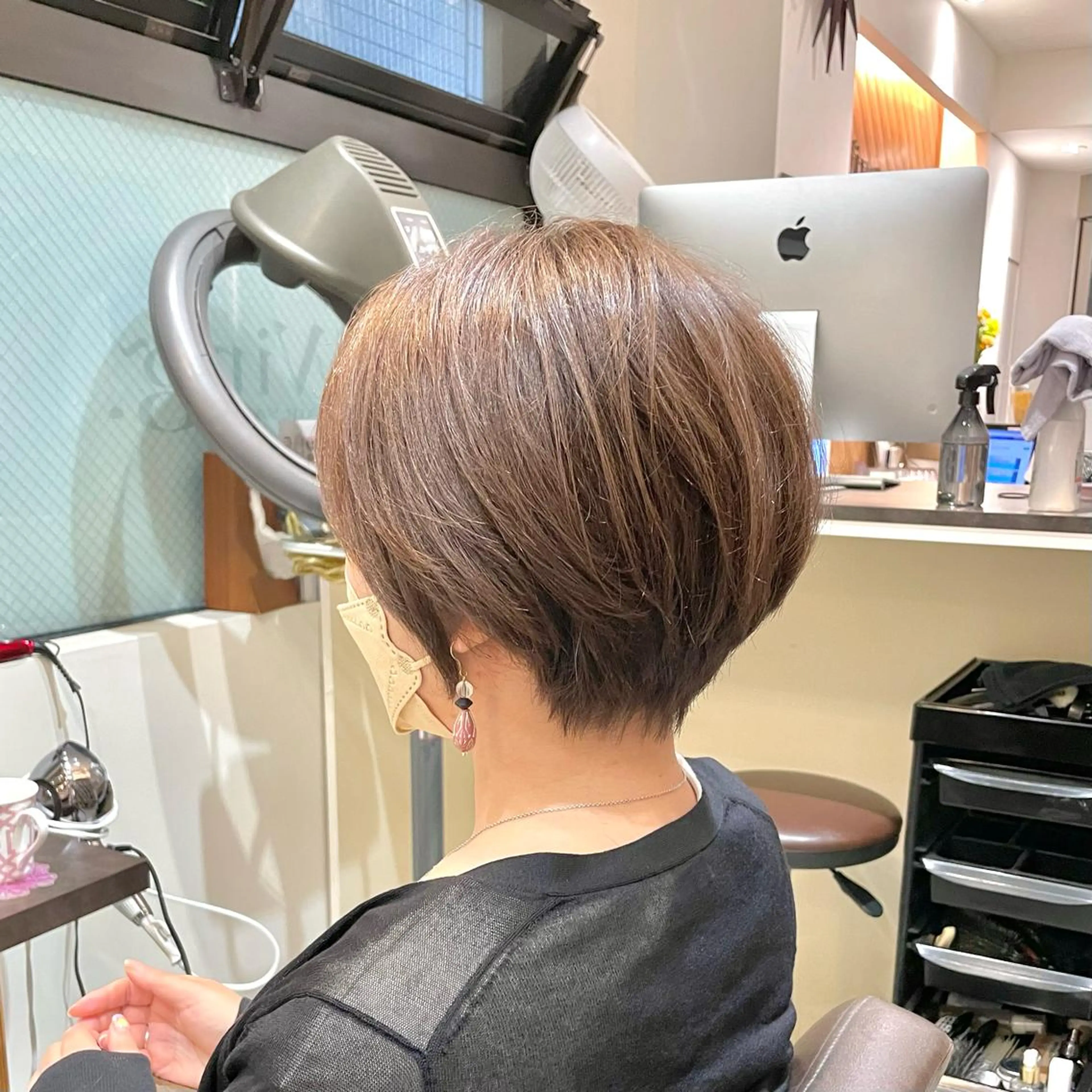 ショート カラー カット ヘアカラー トリートメント 中村 研介のヘアスタイル