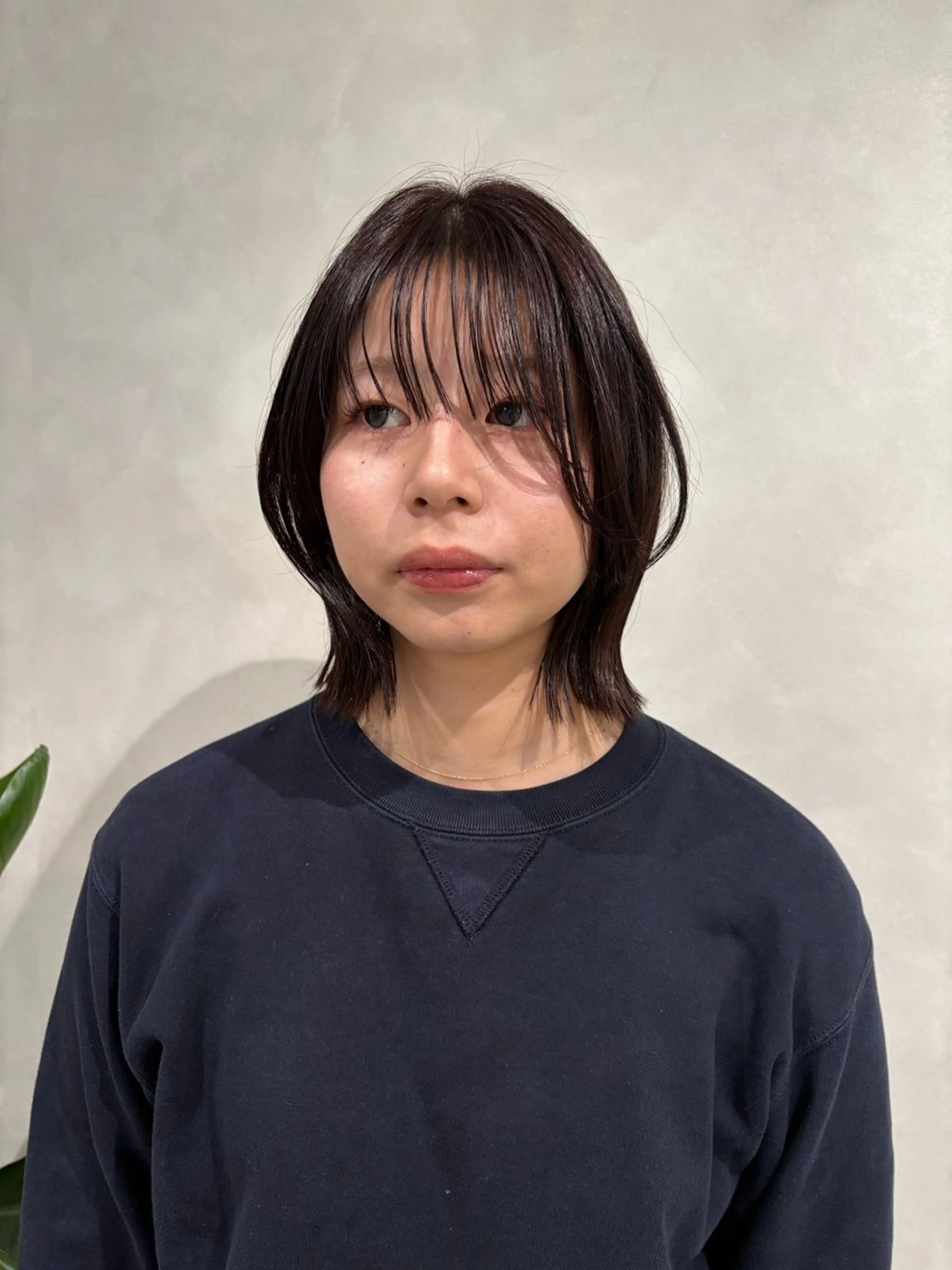 ミディアム 森住 優香のヘアスタイル