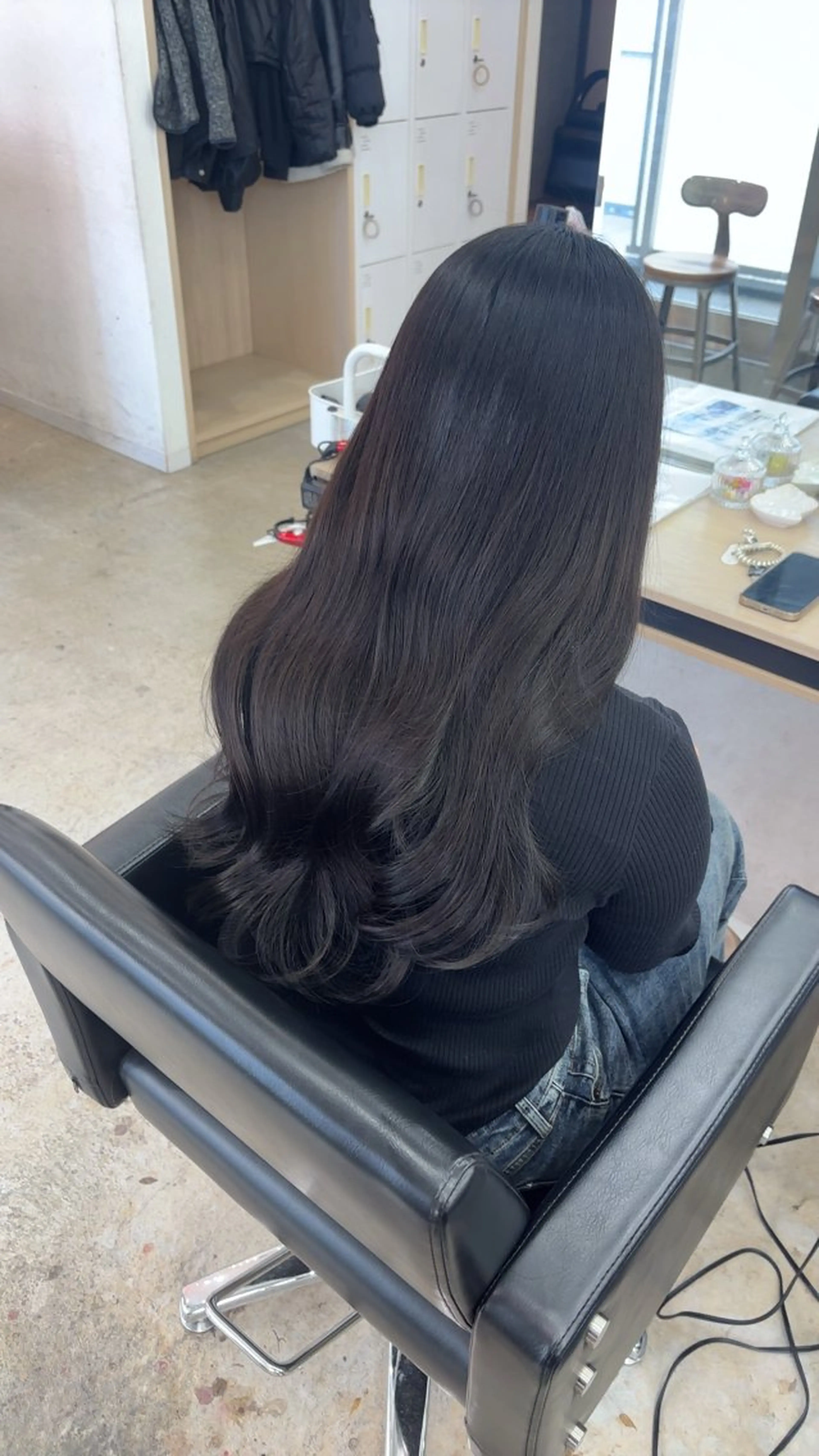 ロング カラー カット ヘアカラー トリートメント 🪽髪質改善ストレー ト🤍美羽🤍のヘアスタイル