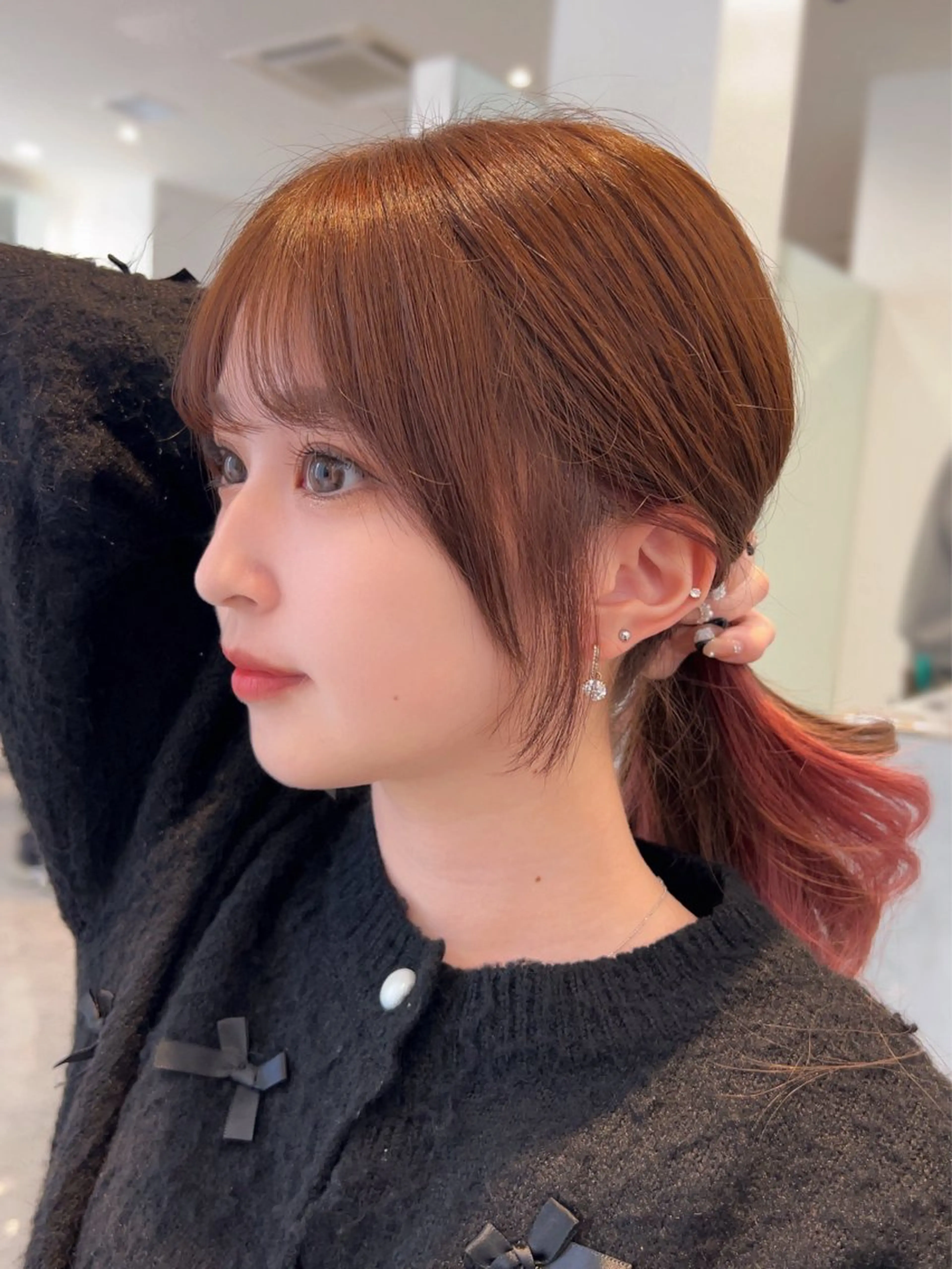 ロング カット ヘアカラー トリートメント 最高の似合わせ🪽 メンズ募集中！のヘアスタイル