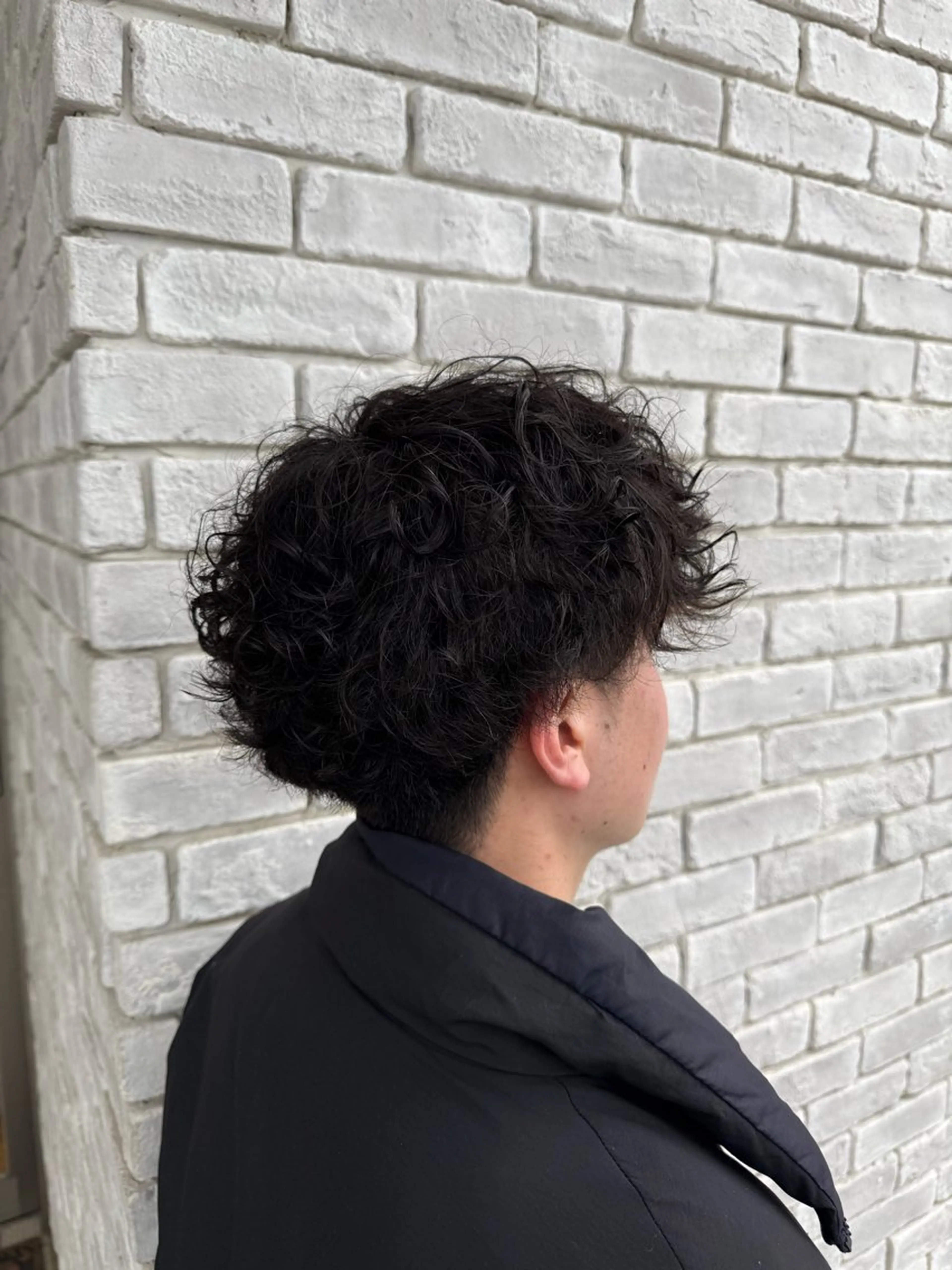パーマ メンズ メンズパーマ カット パーマ 剣持 快吏ARISEのヘアスタイル