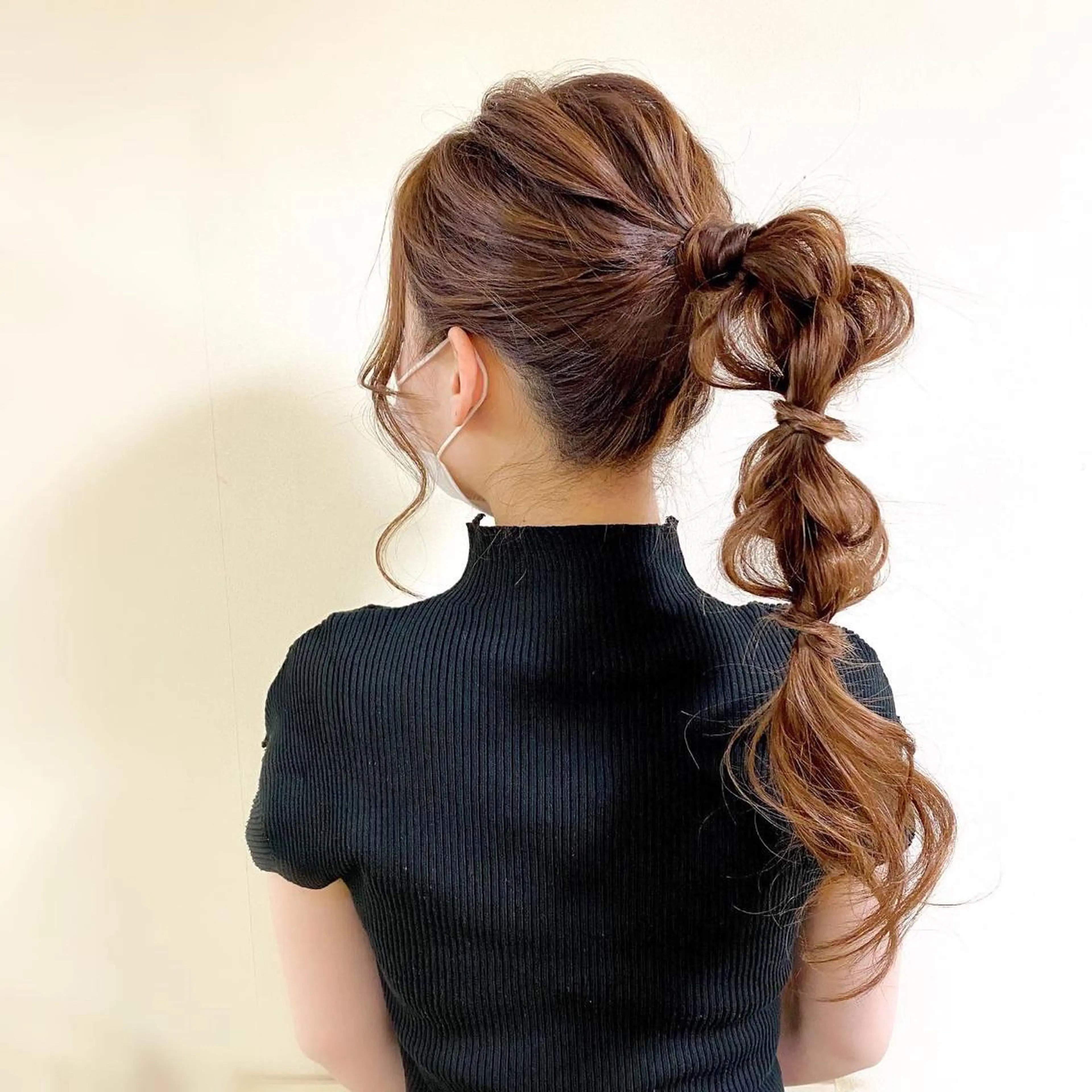 ロング ヘアアレンジ ヘアセット 竹野 実優のヘアスタイル